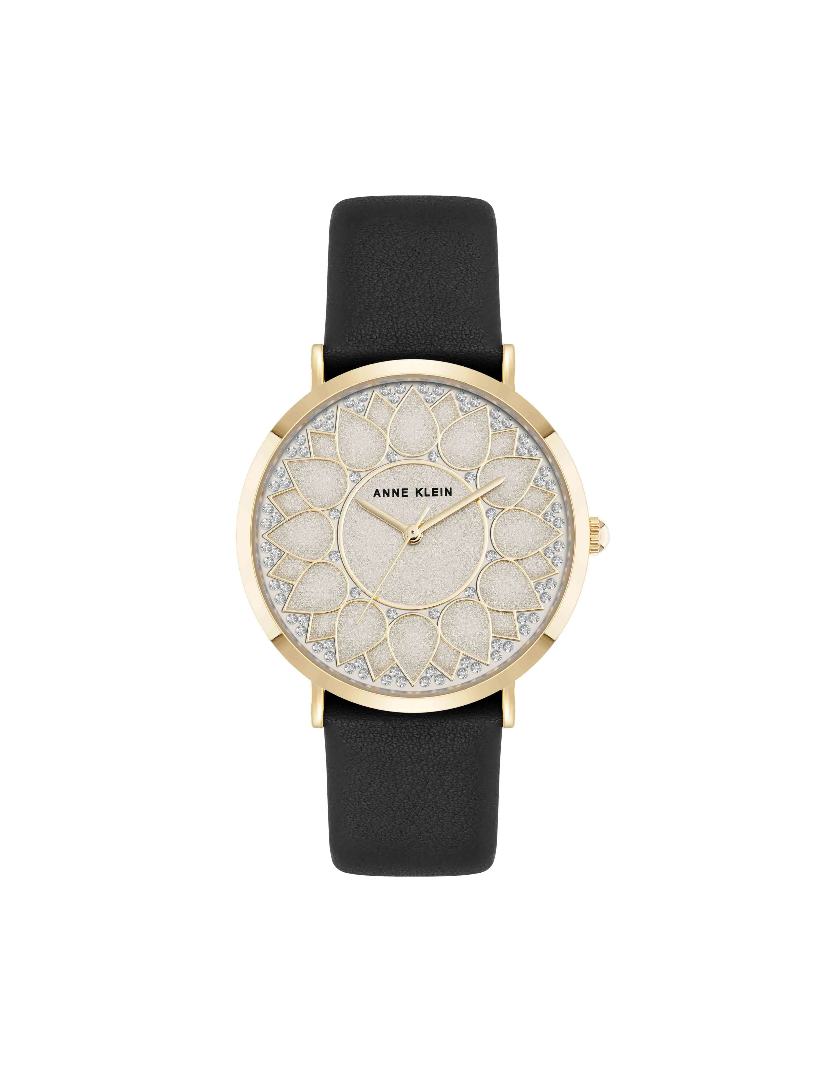 Patterned Dial Strap Watch sold by Anne Klein