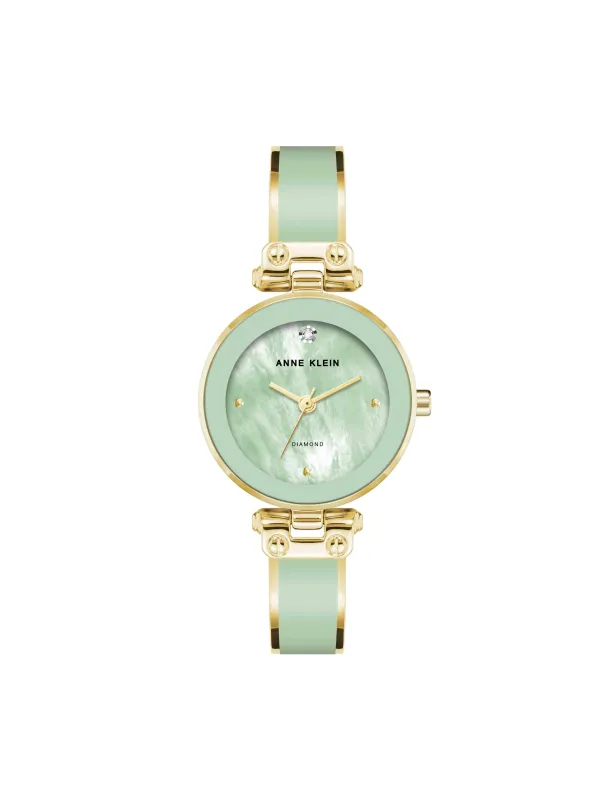 Diamond Accent Bangle Watch sold by Anne Klein