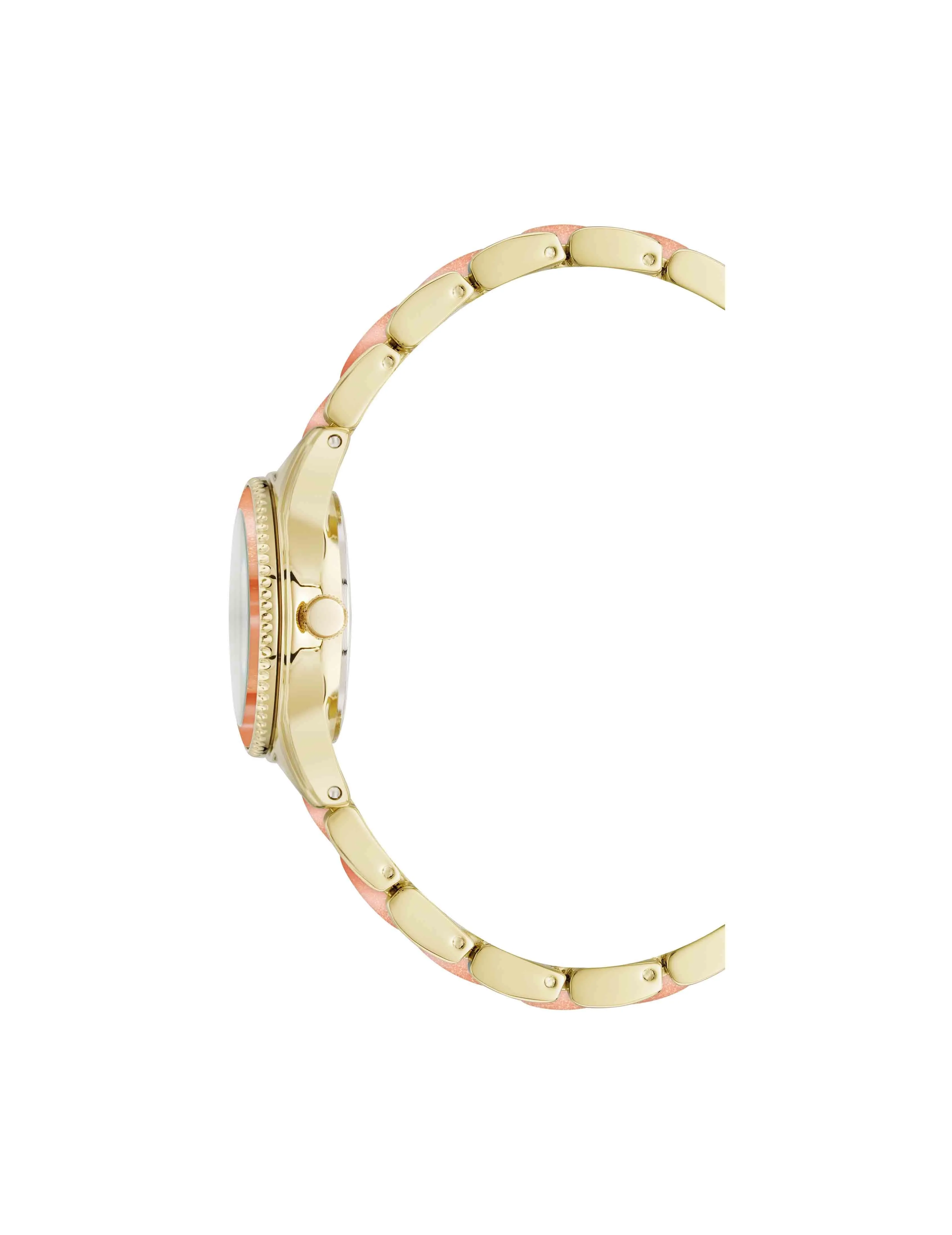 Pearlescent Resin Link Bracelet Watch sold by Anne Klein product image thumbnail 3