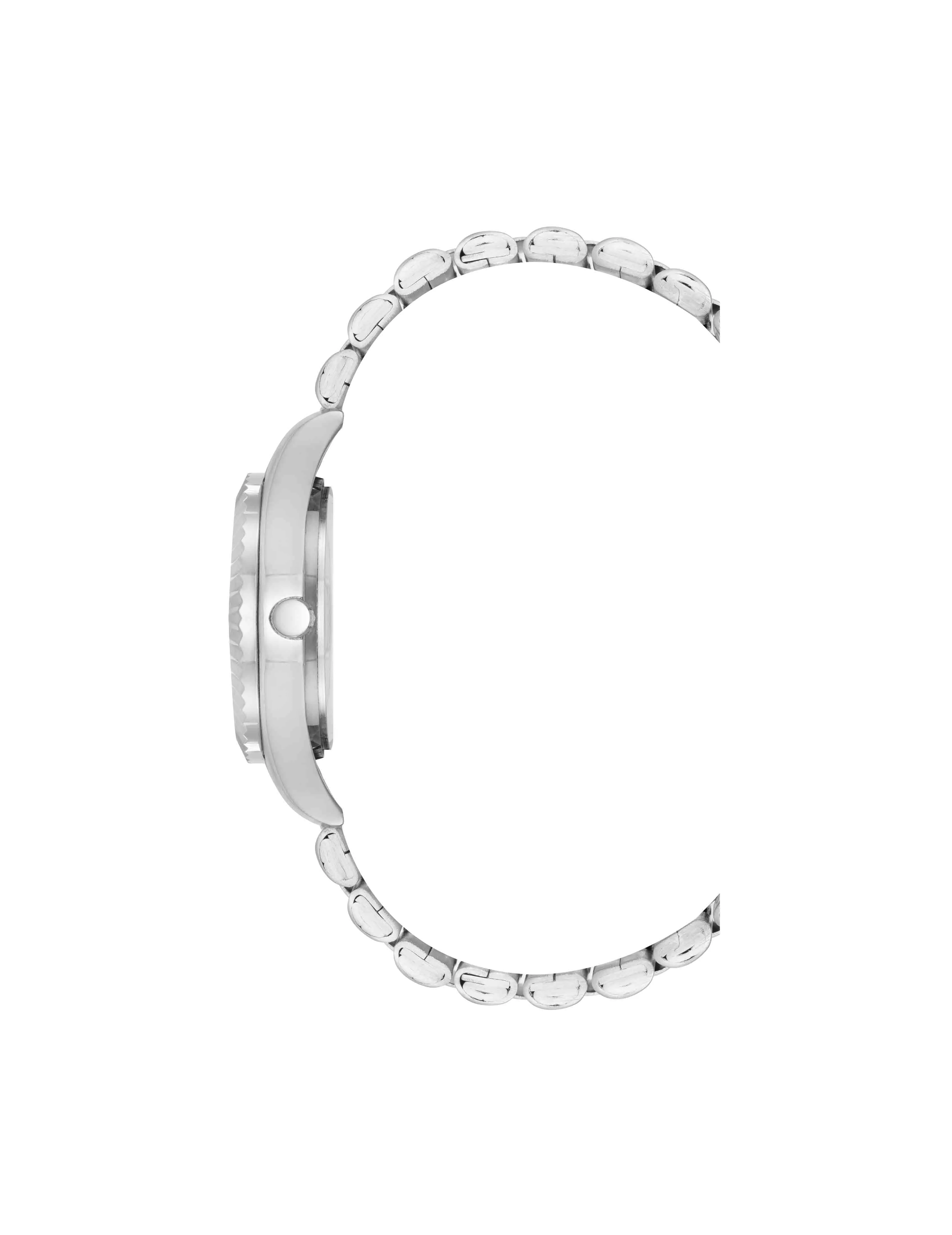 Stainless Steel Floral Dial Watch sold by Anne Klein product image thumbnail 3