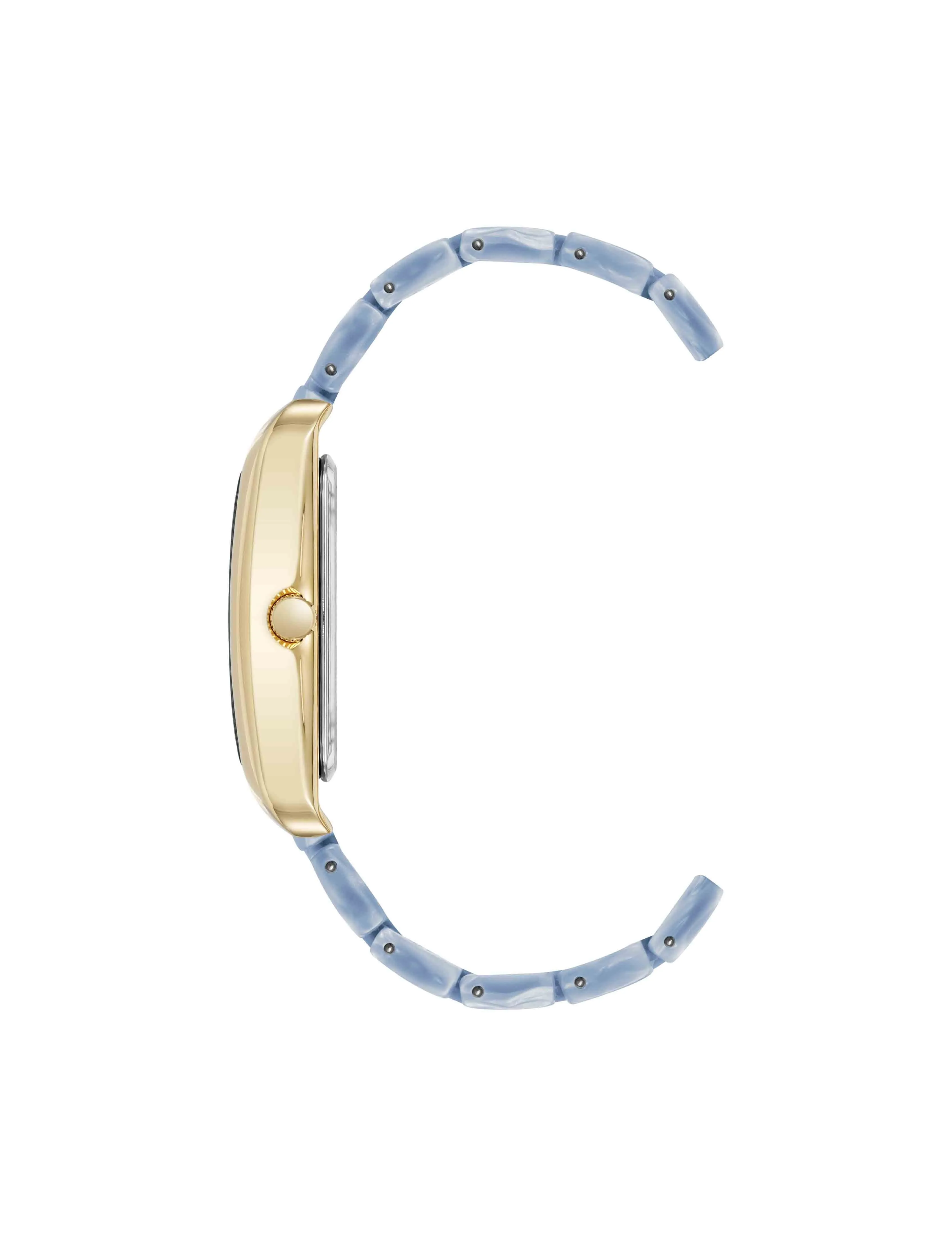 Delicate Rectangular Acetate Link Bracelet Watch sold by Anne Klein product image thumbnail 3