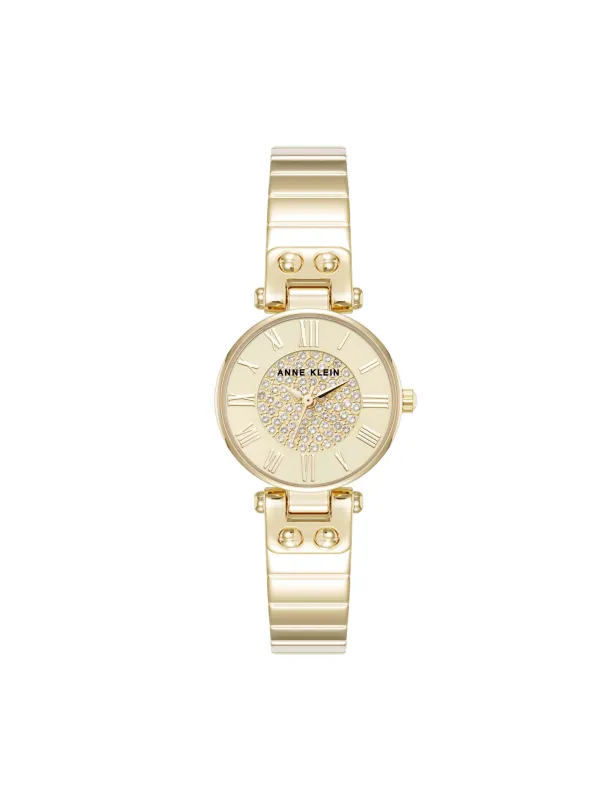 Crystal Accented Bangle Watch sold by Anne Klein