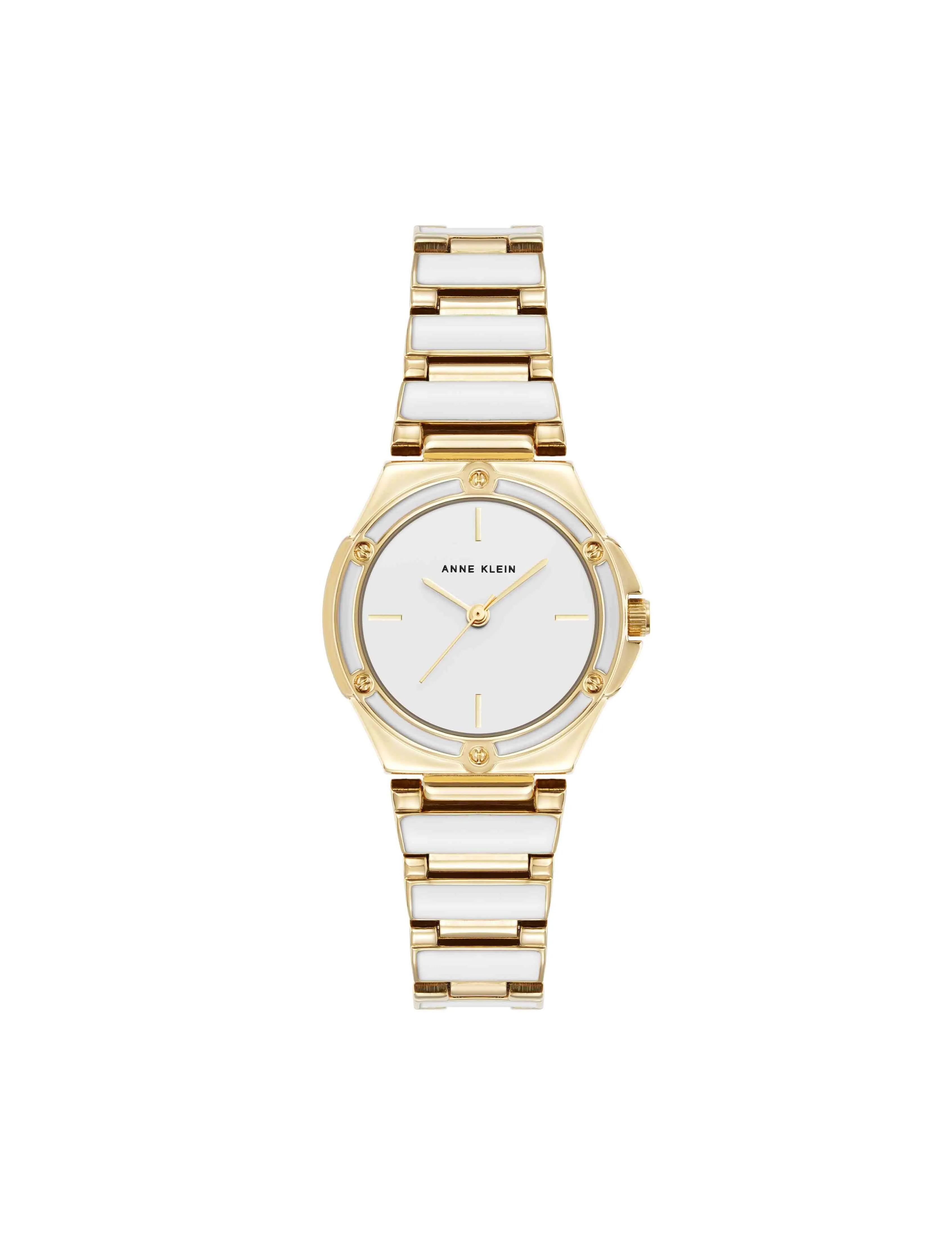 Enamel-Accented Bracelet Watch sold by Anne Klein