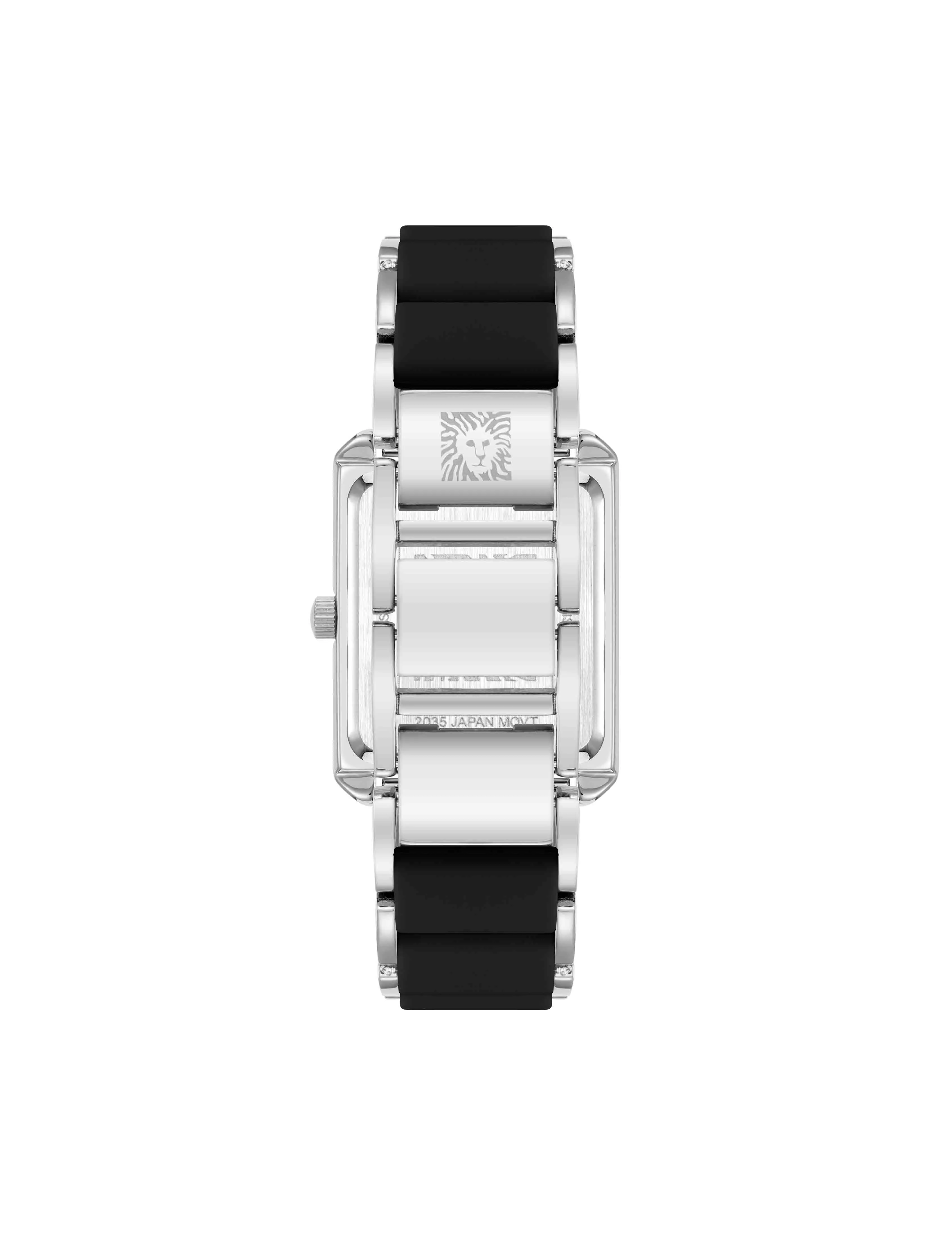 Rectangular Silicone Bracelet Watch sold by Anne Klein product image thumbnail 2