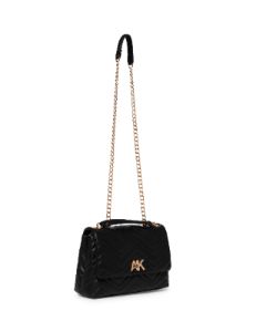 Quilted Convertible Flap Shoulder Bag With Turn Lock sold by Anne Klein
