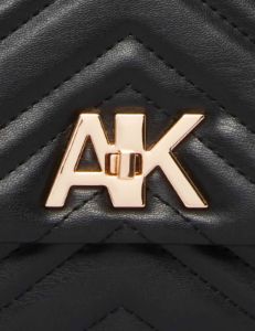 Quilted Convertible Flap Shoulder Bag With Turn Lock sold by Anne Klein