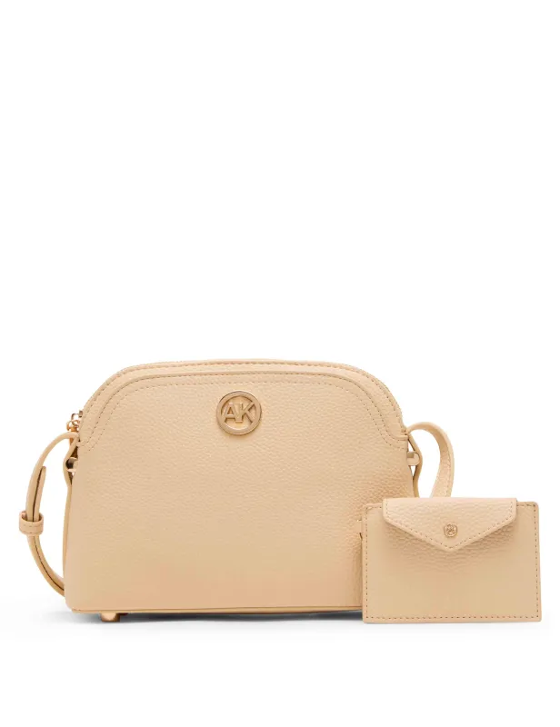 Dome Crossbody with Detachable Card Case sold by Anne Klein
