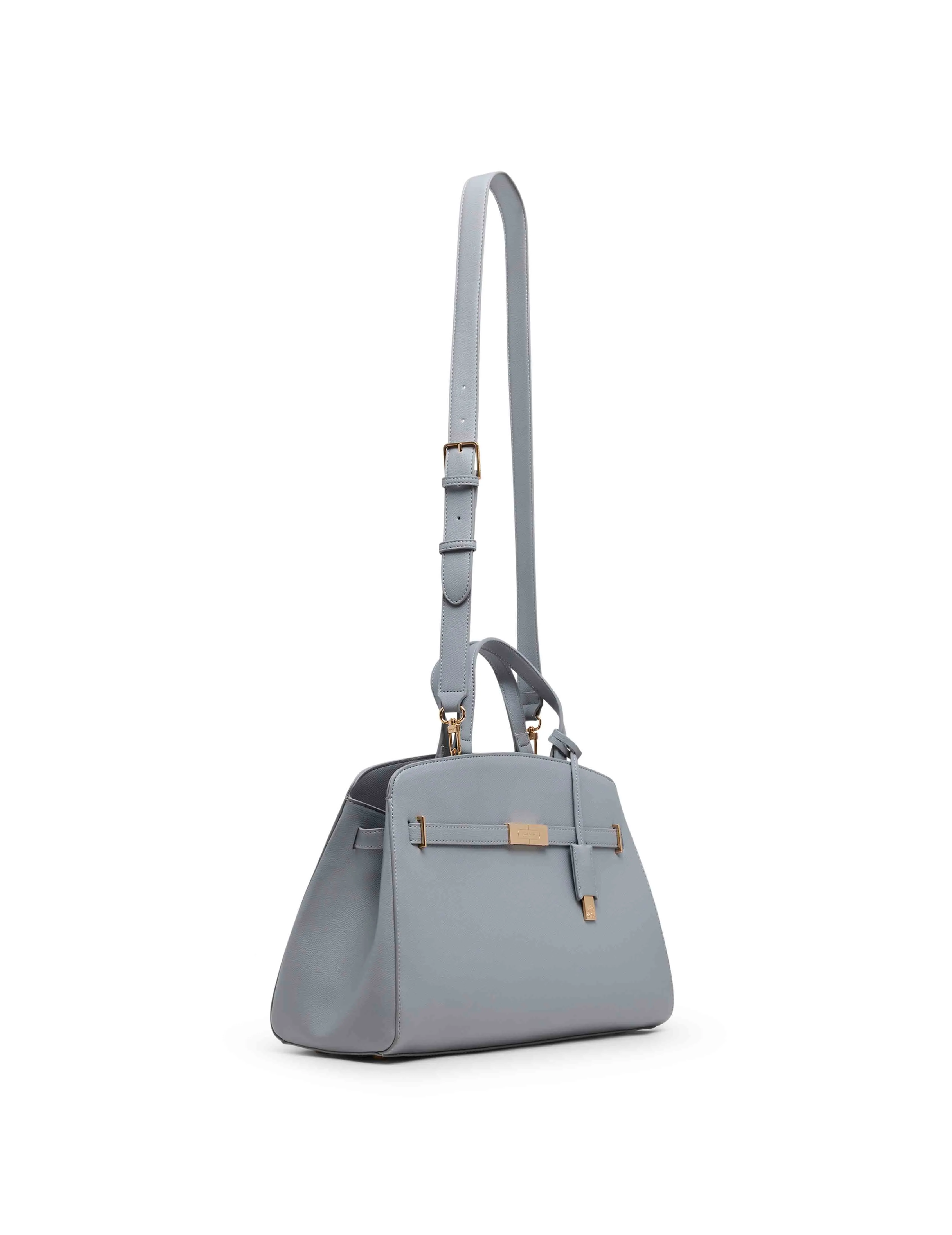 Large Belted Satchel with Convertible Strap sold by Anne Klein product image thumbnail 2