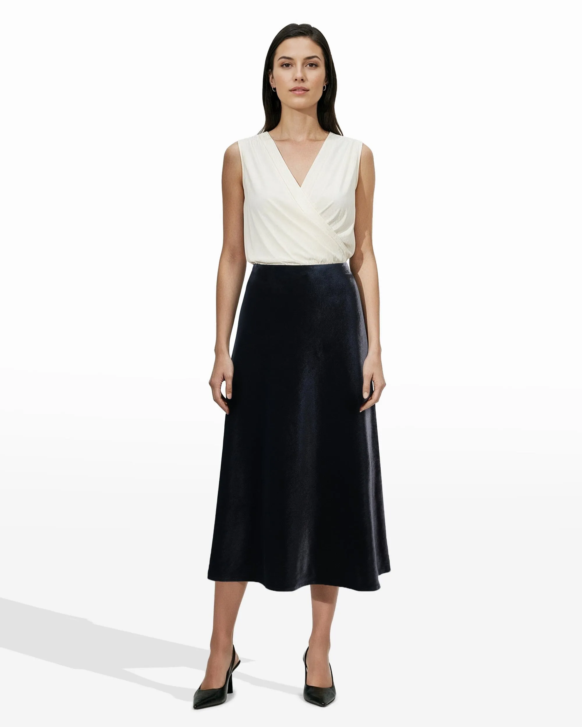 Bias Flared Skirt sold by Anne Klein