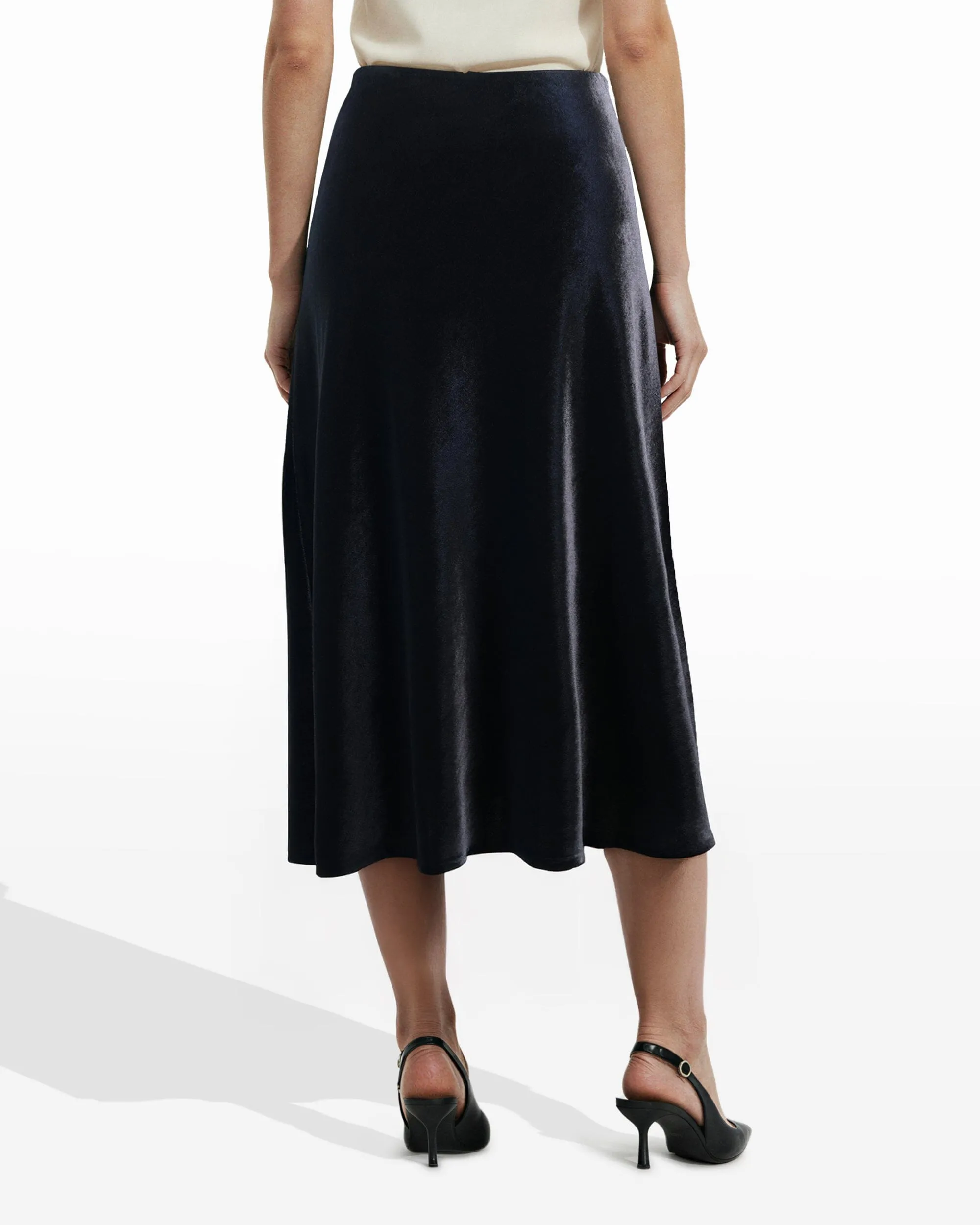 Bias Flared Skirt sold by Anne Klein product image thumbnail 4
