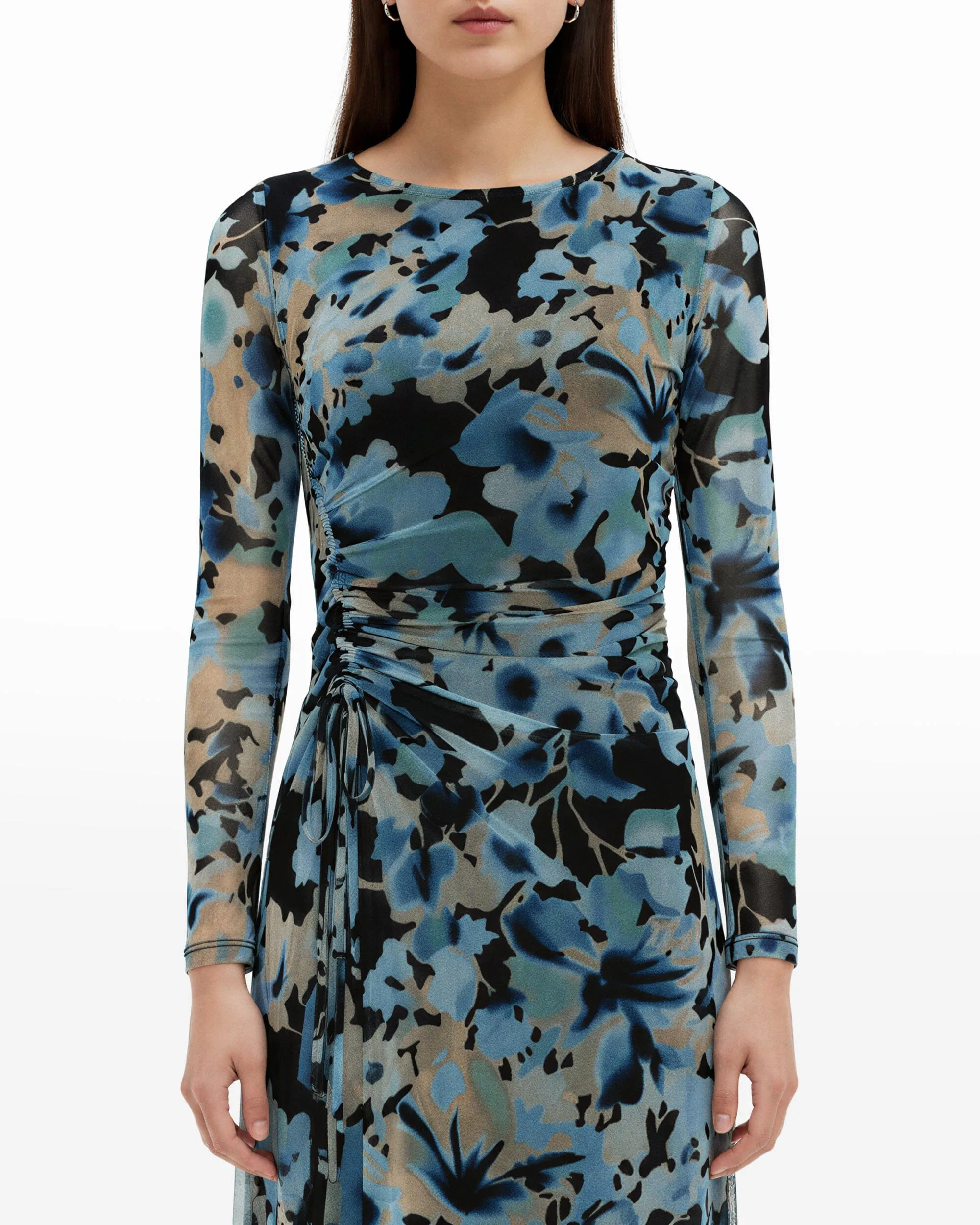 A Line Ruched Midi Dress sold by Anne Klein product image thumbnail 2