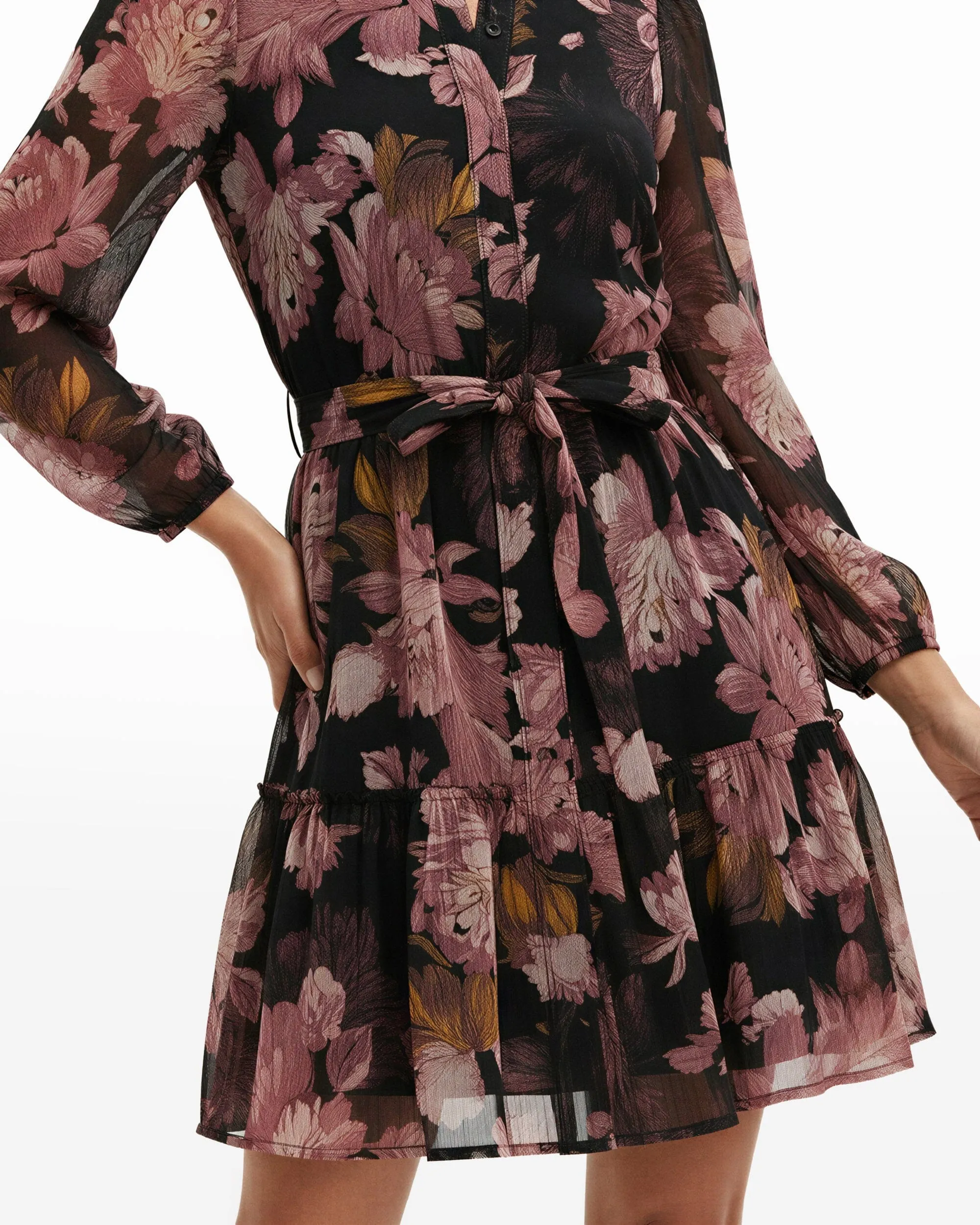 Tiered Shirt Dress sold by Anne Klein product image thumbnail 4