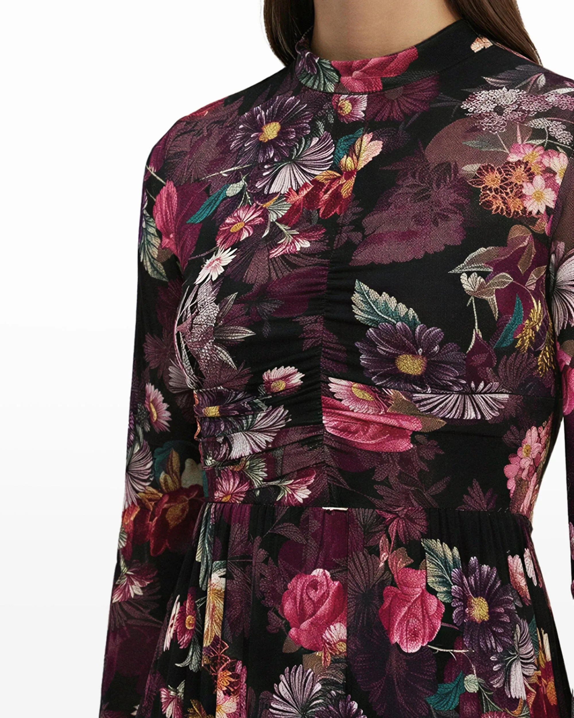 Mock Neck Tiered Dress sold by Anne Klein product image thumbnail 3