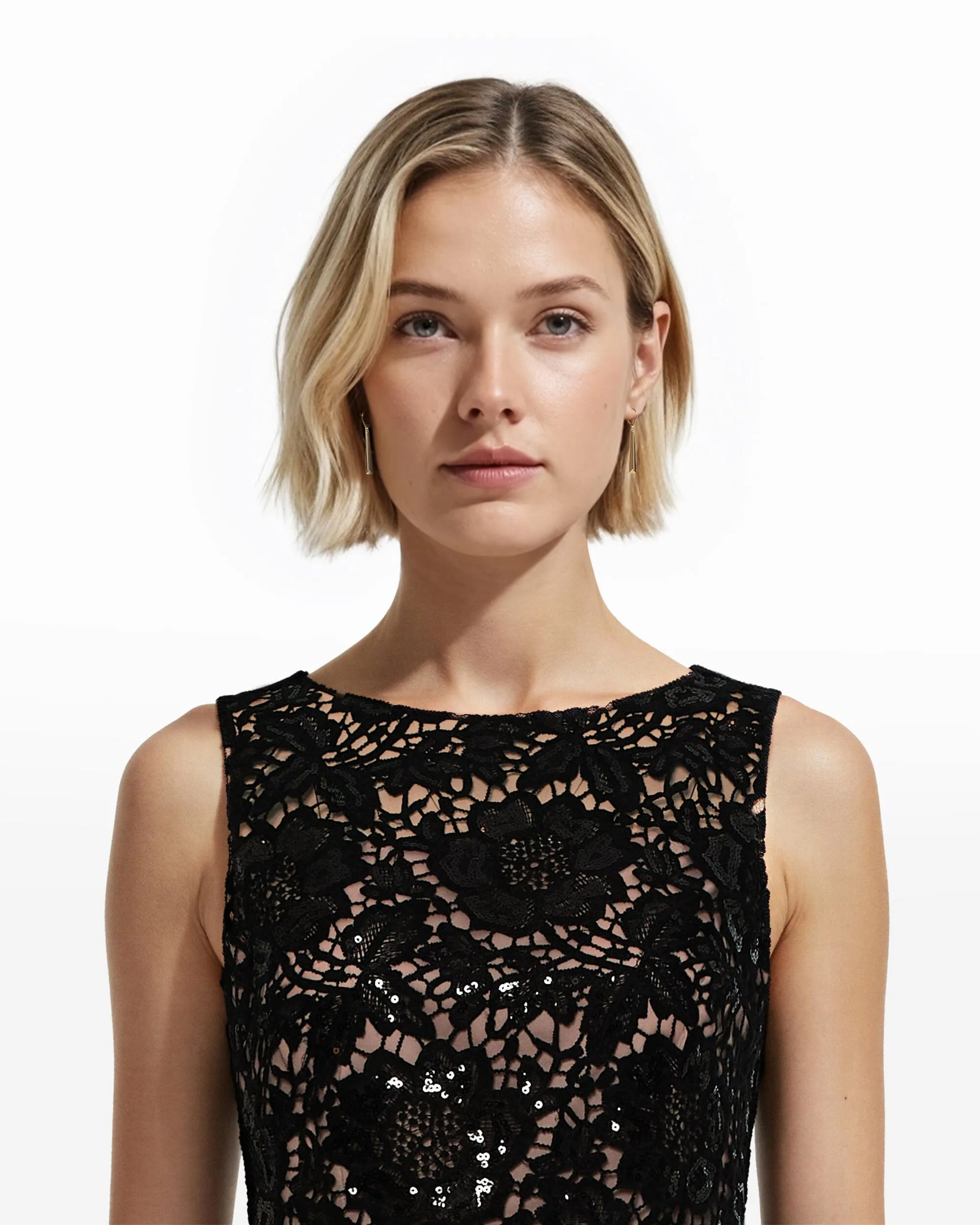 Boatneck Midi Sheath Dress sold by Anne Klein product image thumbnail 2