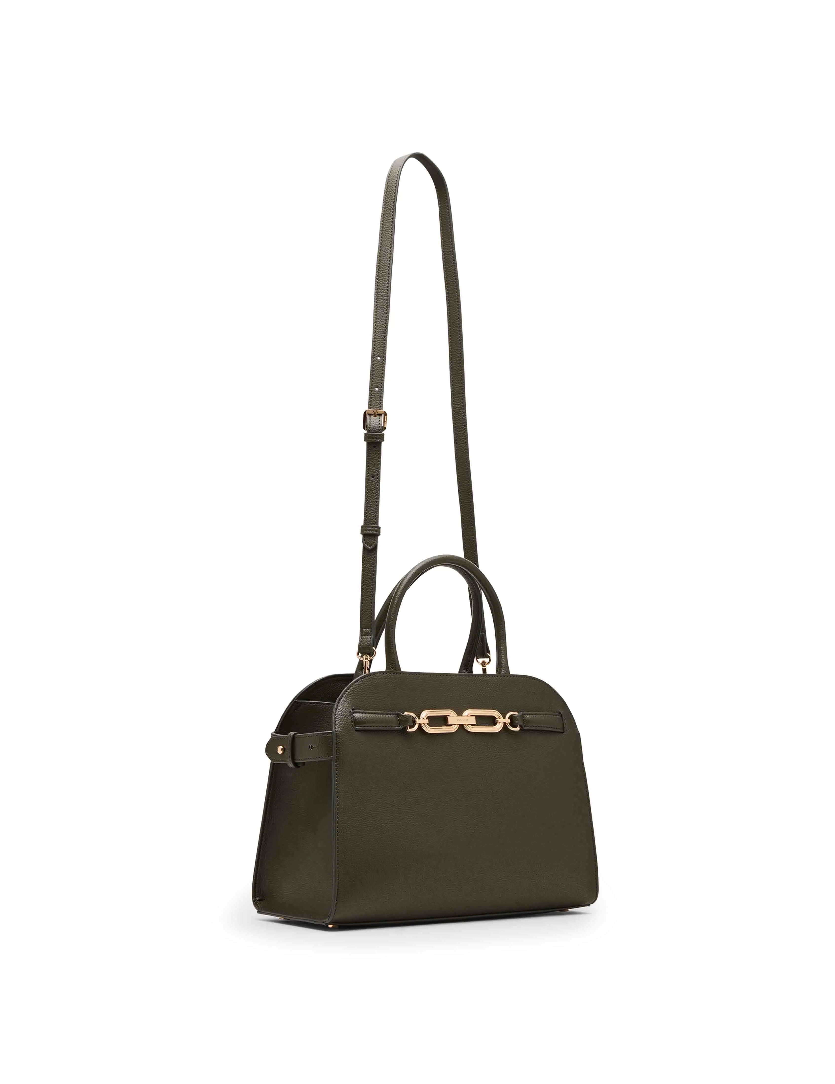 Medium Curved Satchel with Convertible Strap sold by Anne Klein product image thumbnail 4