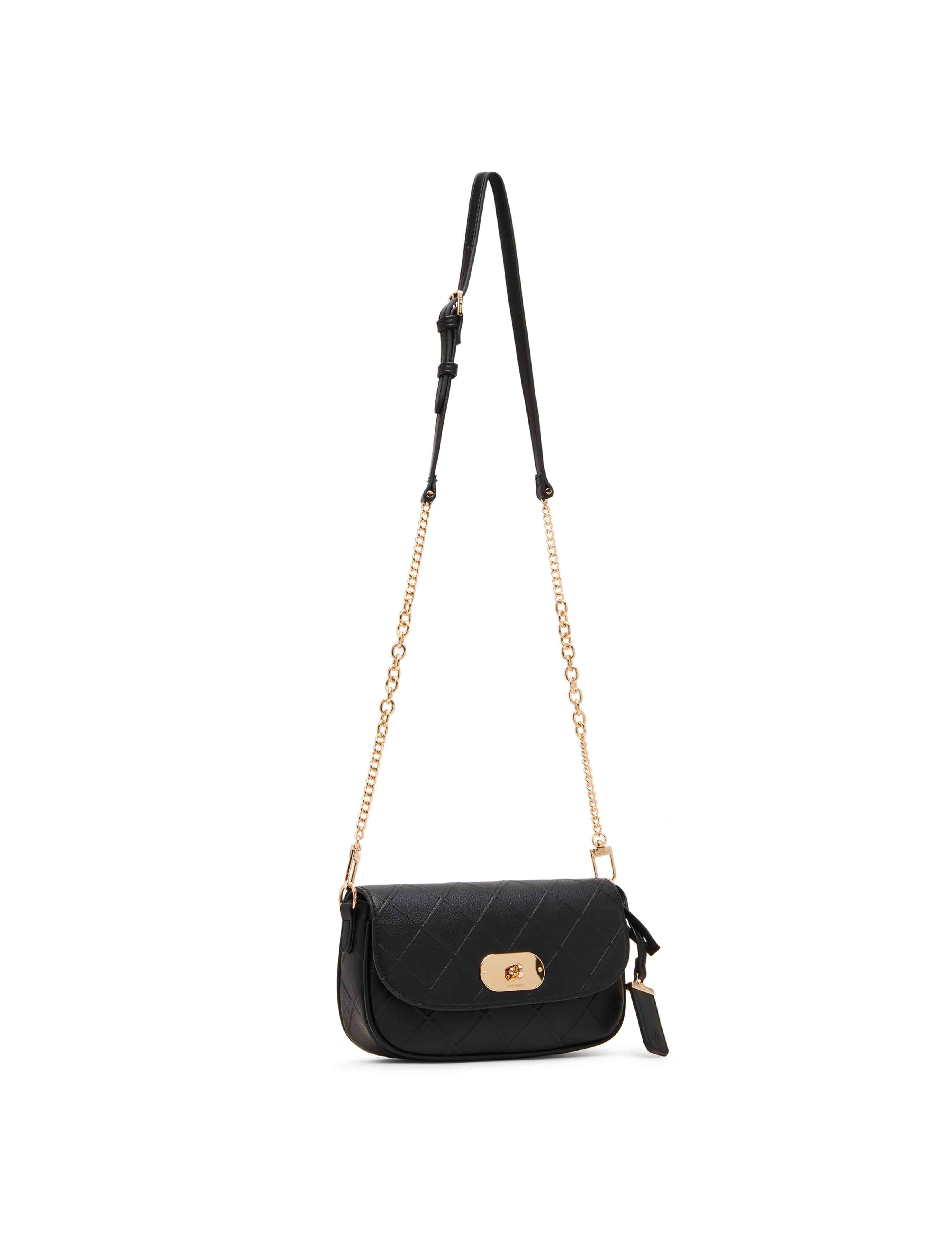 Emboss Saddle with Varigated Chain Strap sold by Anne Klein product image thumbnail 4