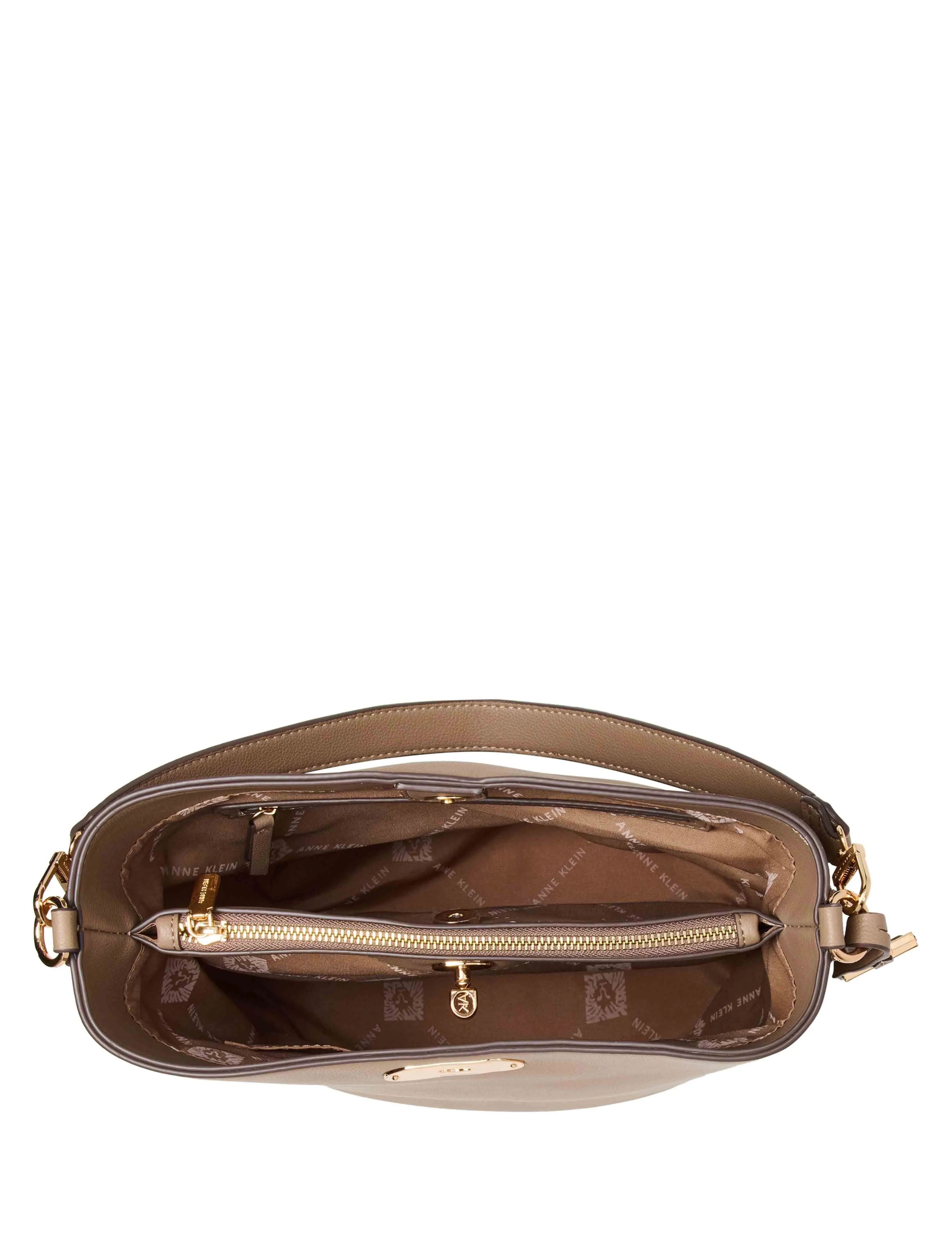 Medium Oval Turnlock Bucket with Convertible Strap sold by Anne Klein product image thumbnail 5