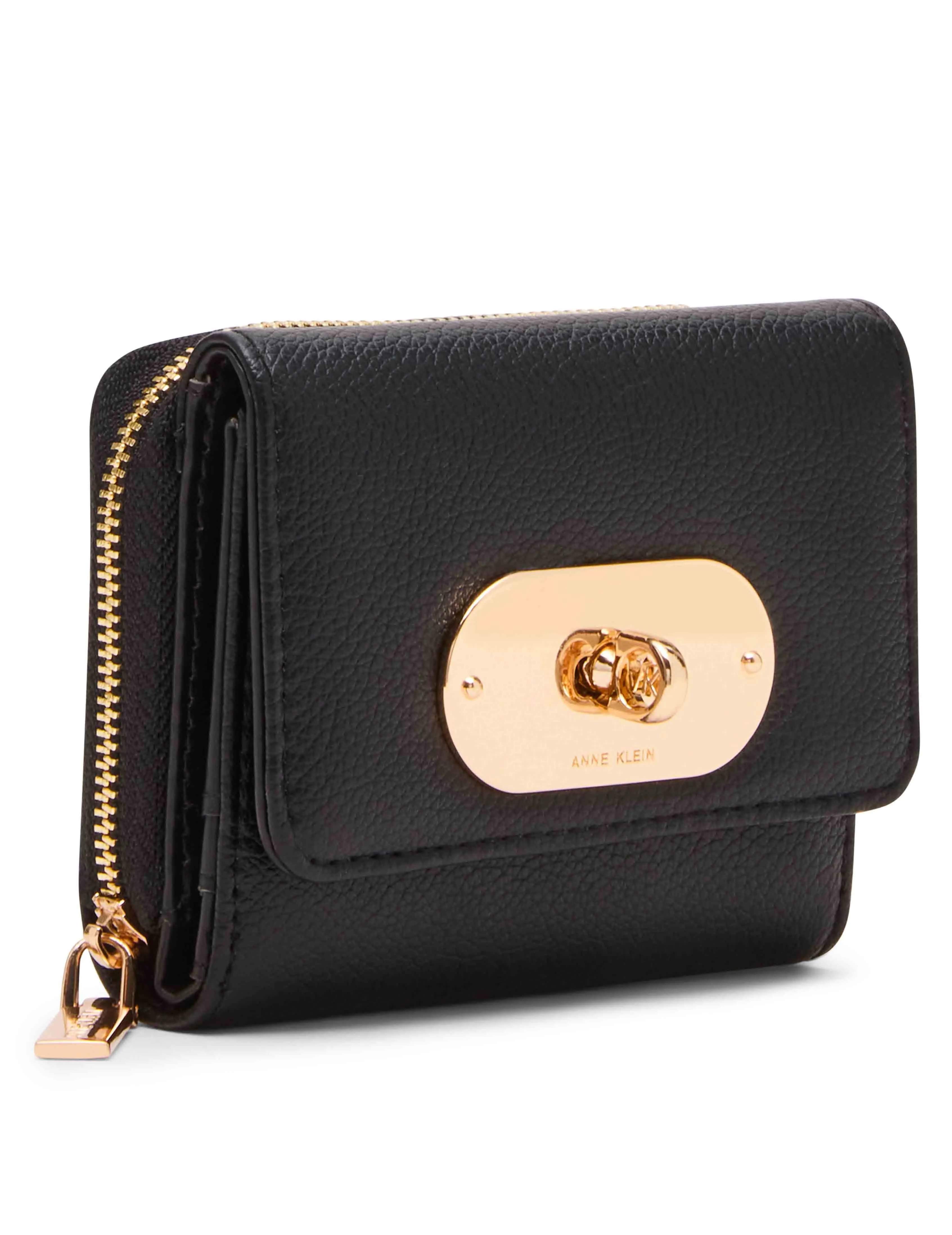 Oval Turnlock Trifold Wallet sold by Anne Klein product image thumbnail 3