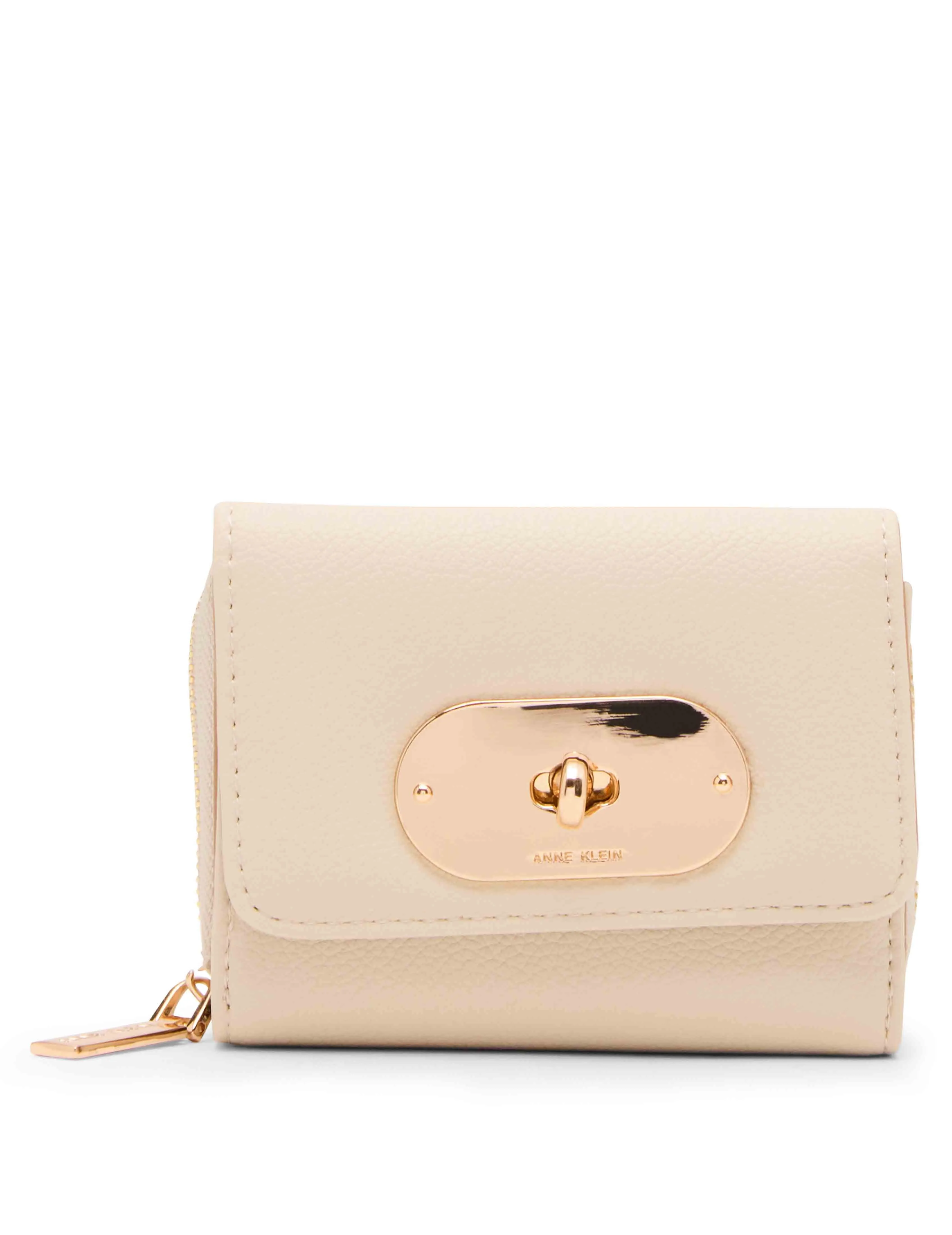 Oval Turnlock Trifold Wallet sold by Anne Klein