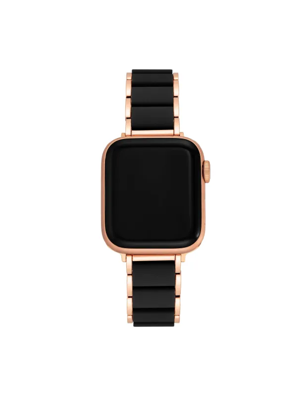 Rubberized Link Bracelet Band for Apple Watch® sold by Anne Klein