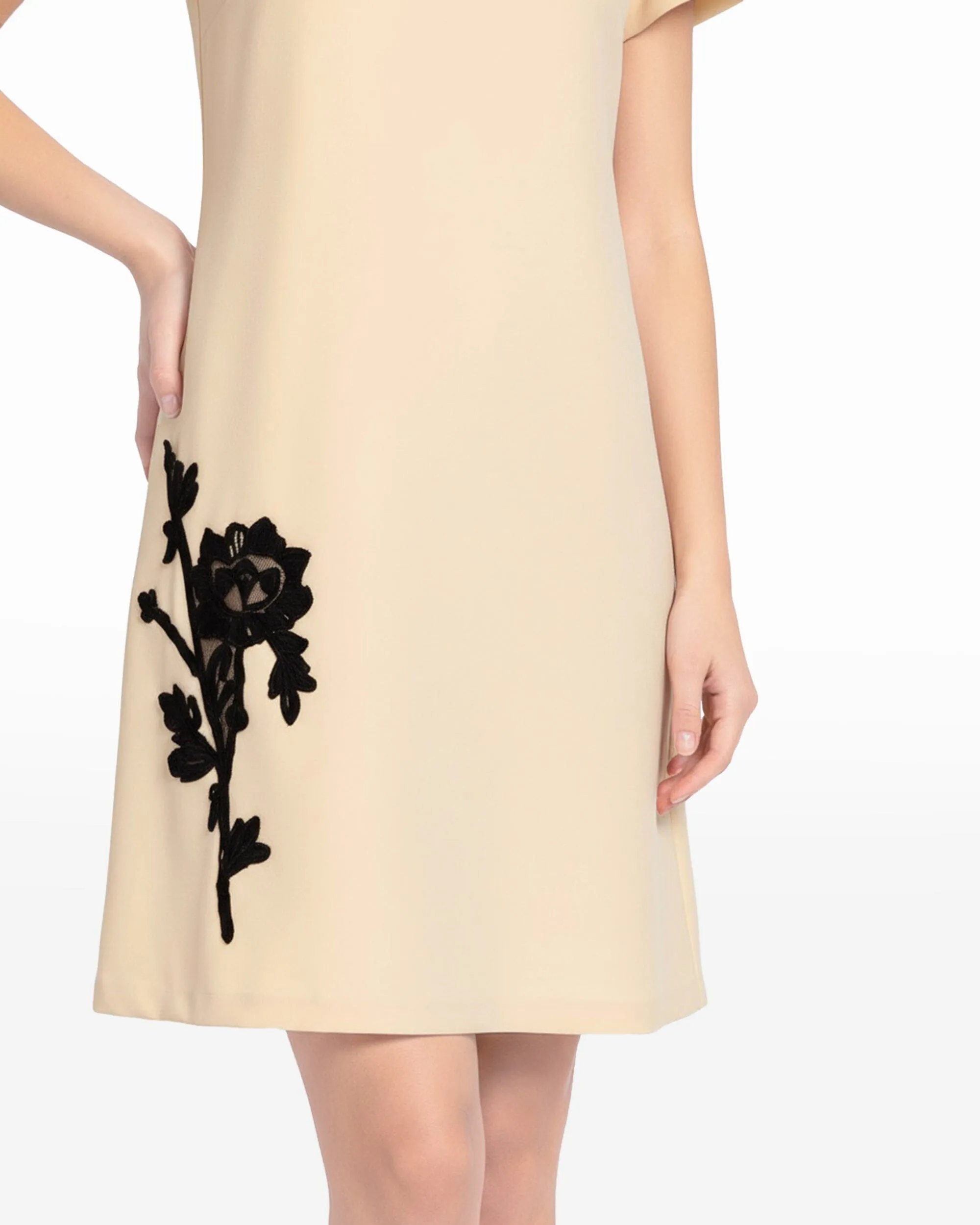 Petite Mock Neck Shift Dress sold by Anne Klein product image thumbnail 3