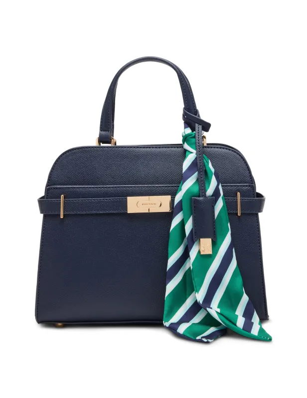 Medium Belted Satchel with Convertible Strap sold by Anne Klein