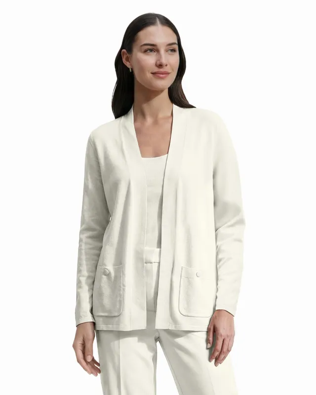 Malibu Cardigan Kissing Front sold by Anne Klein
