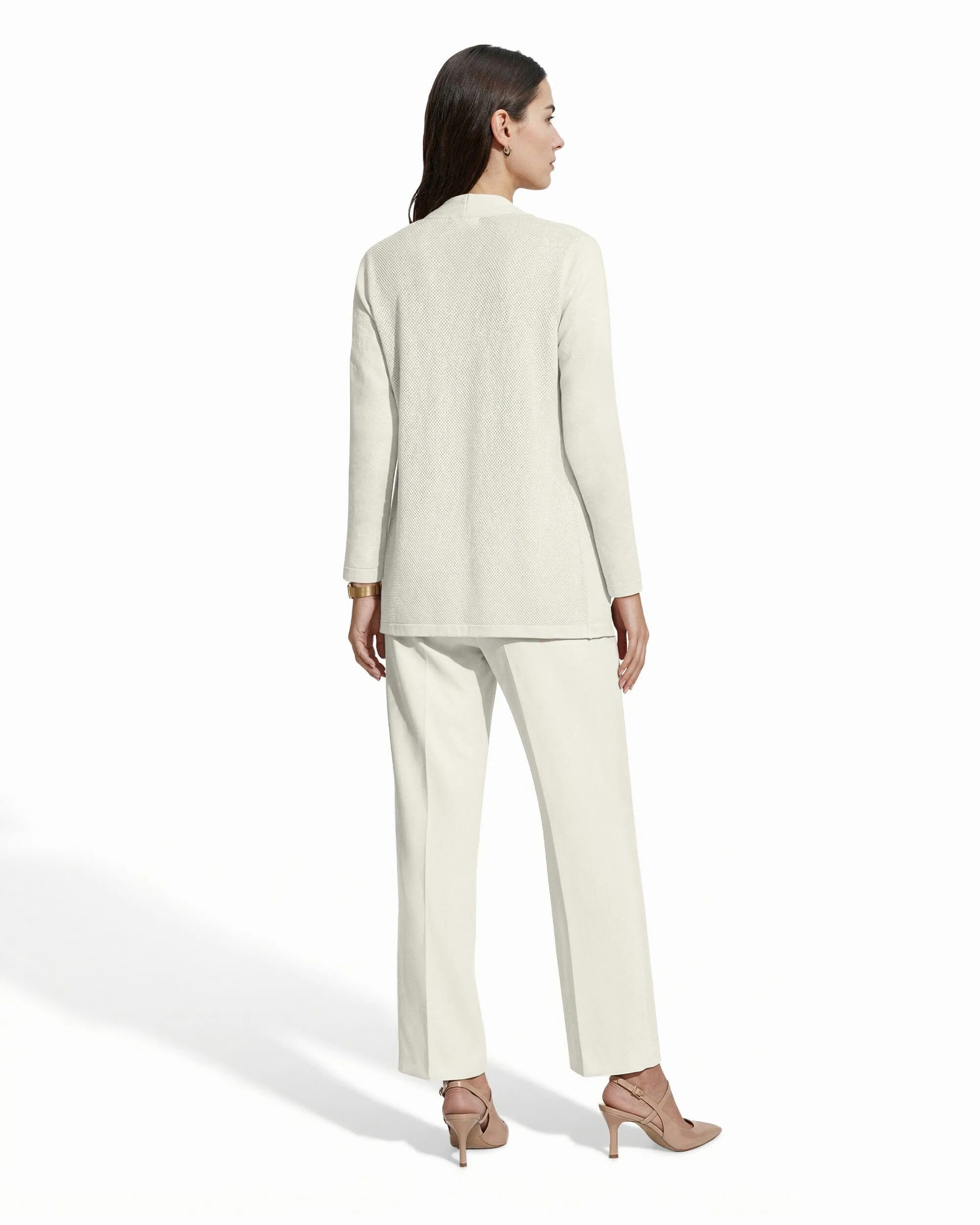 Malibu Cardigan Kissing Front sold by Anne Klein product image thumbnail 3