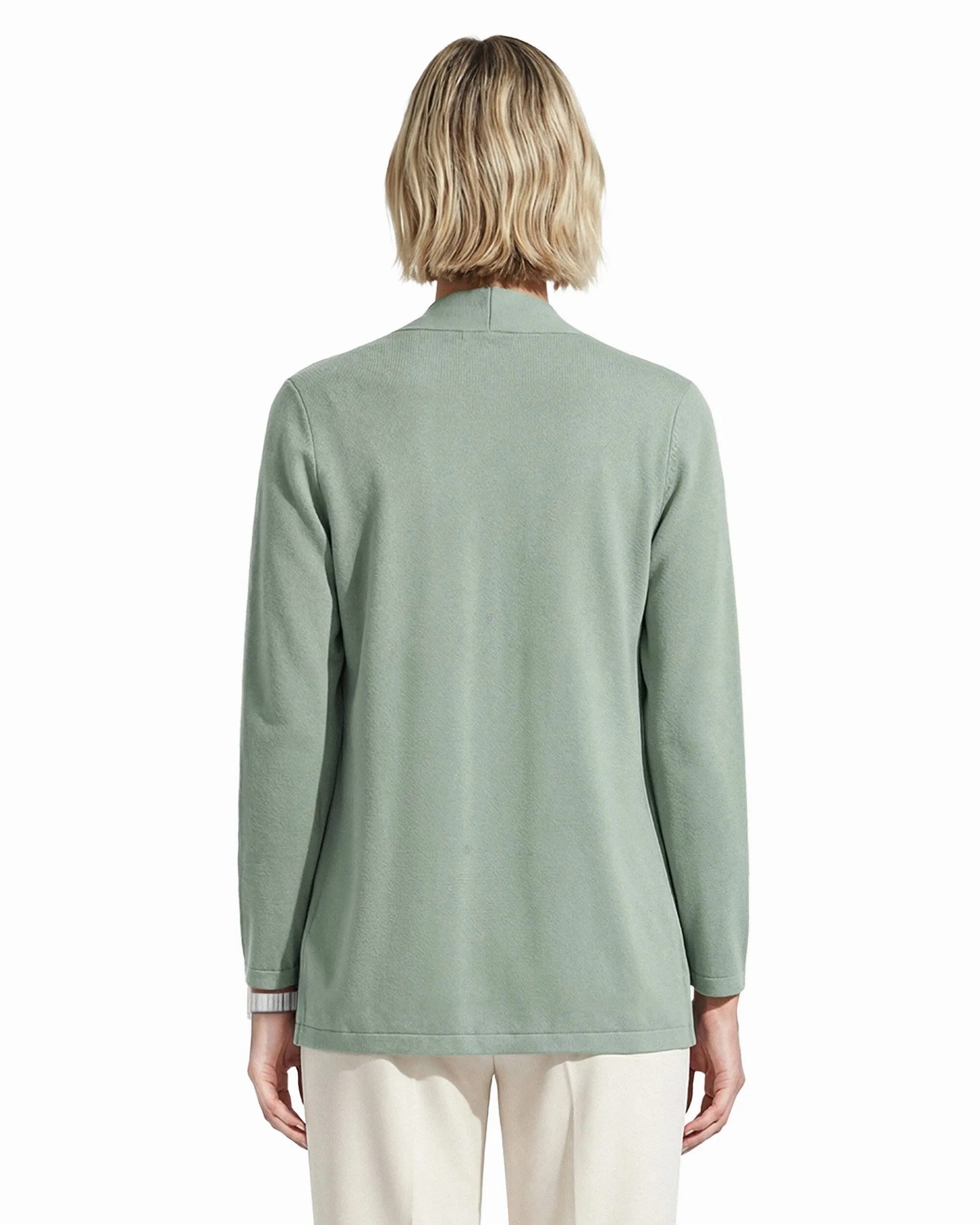 Malibu Cardigan Kissing Front sold by Anne Klein product image thumbnail 2