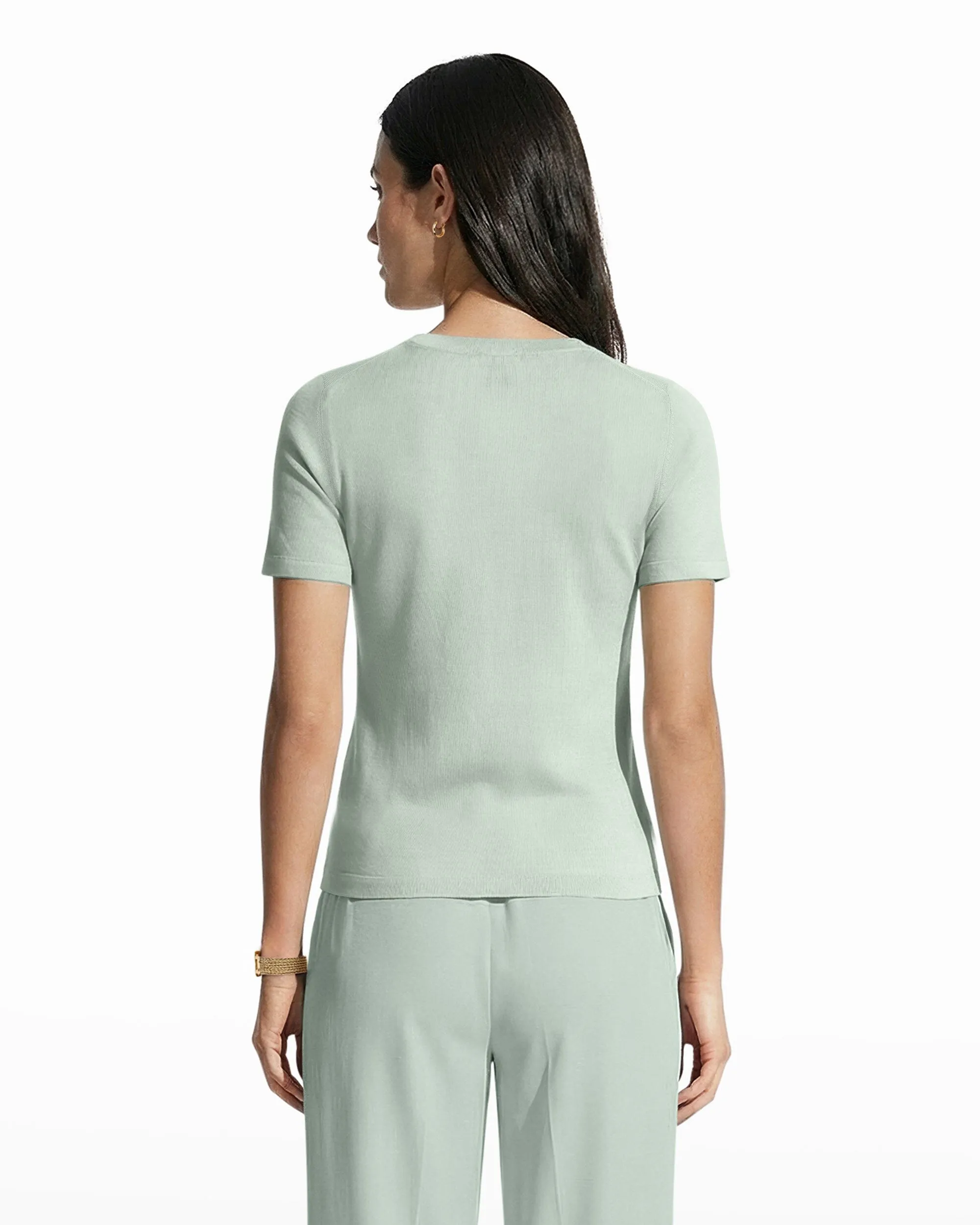 Crew Neck Luxe Washable Merino sold by Anne Klein product image thumbnail 4