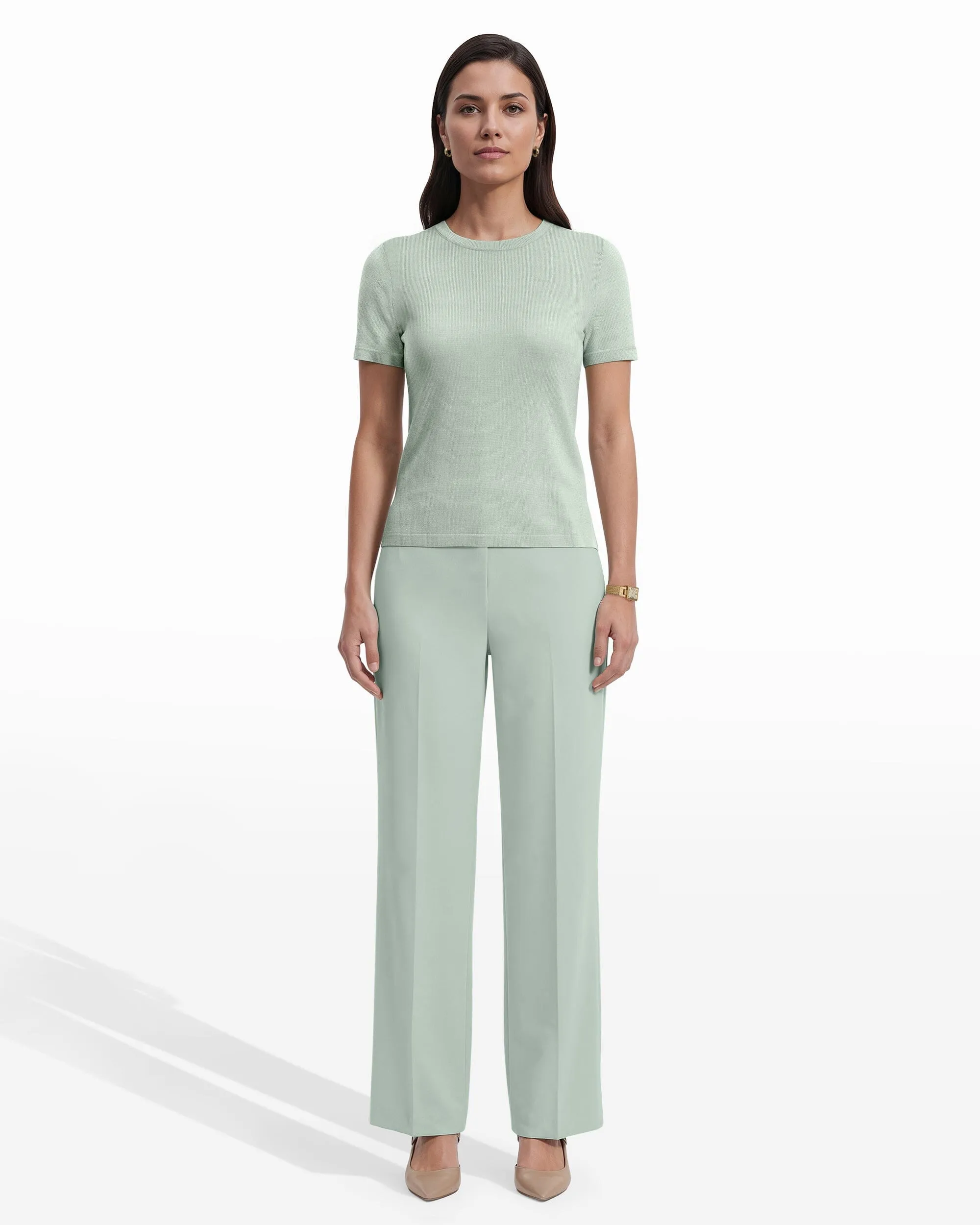 Crew Neck Luxe Washable Merino sold by Anne Klein product image thumbnail 2