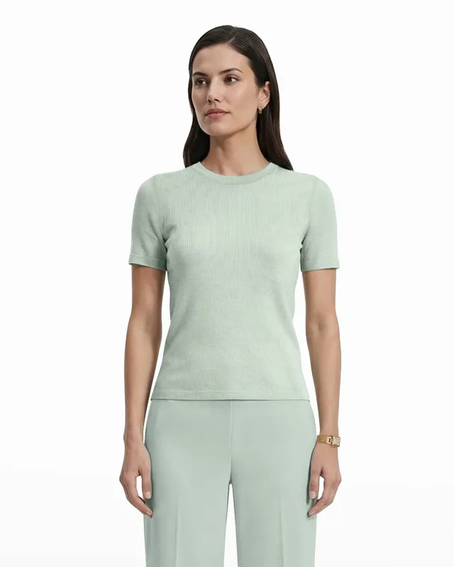 Crew Neck Luxe Washable Merino sold by Anne Klein