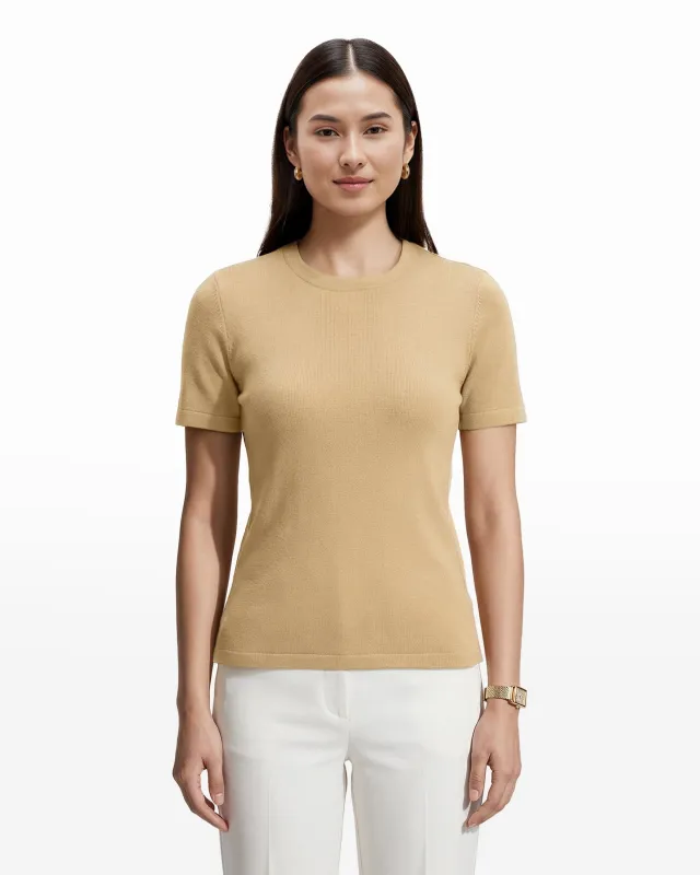 Crew Neck Luxe Washable Merino sold by Anne Klein