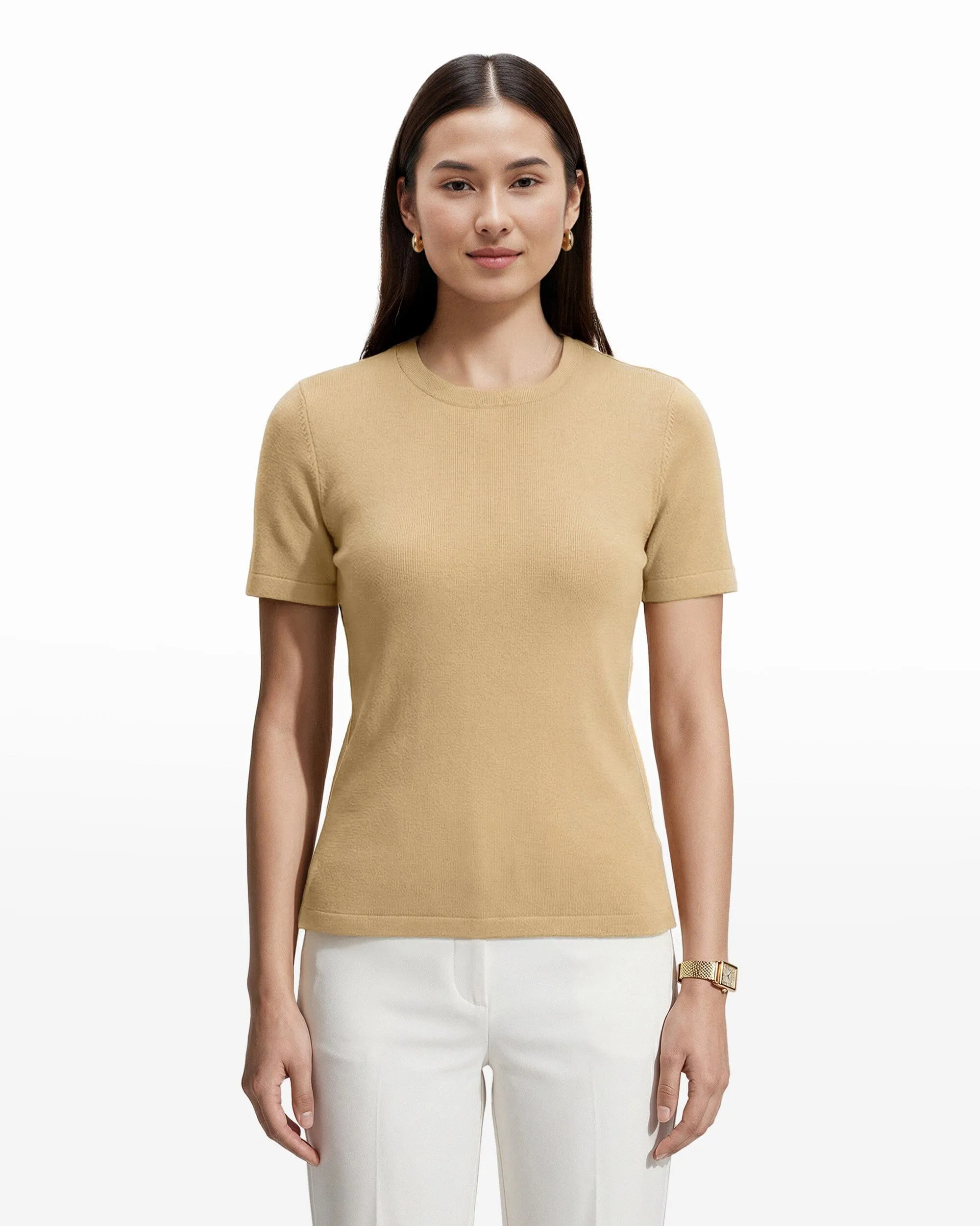 Crew Neck Luxe Washable Merino sold by Anne Klein