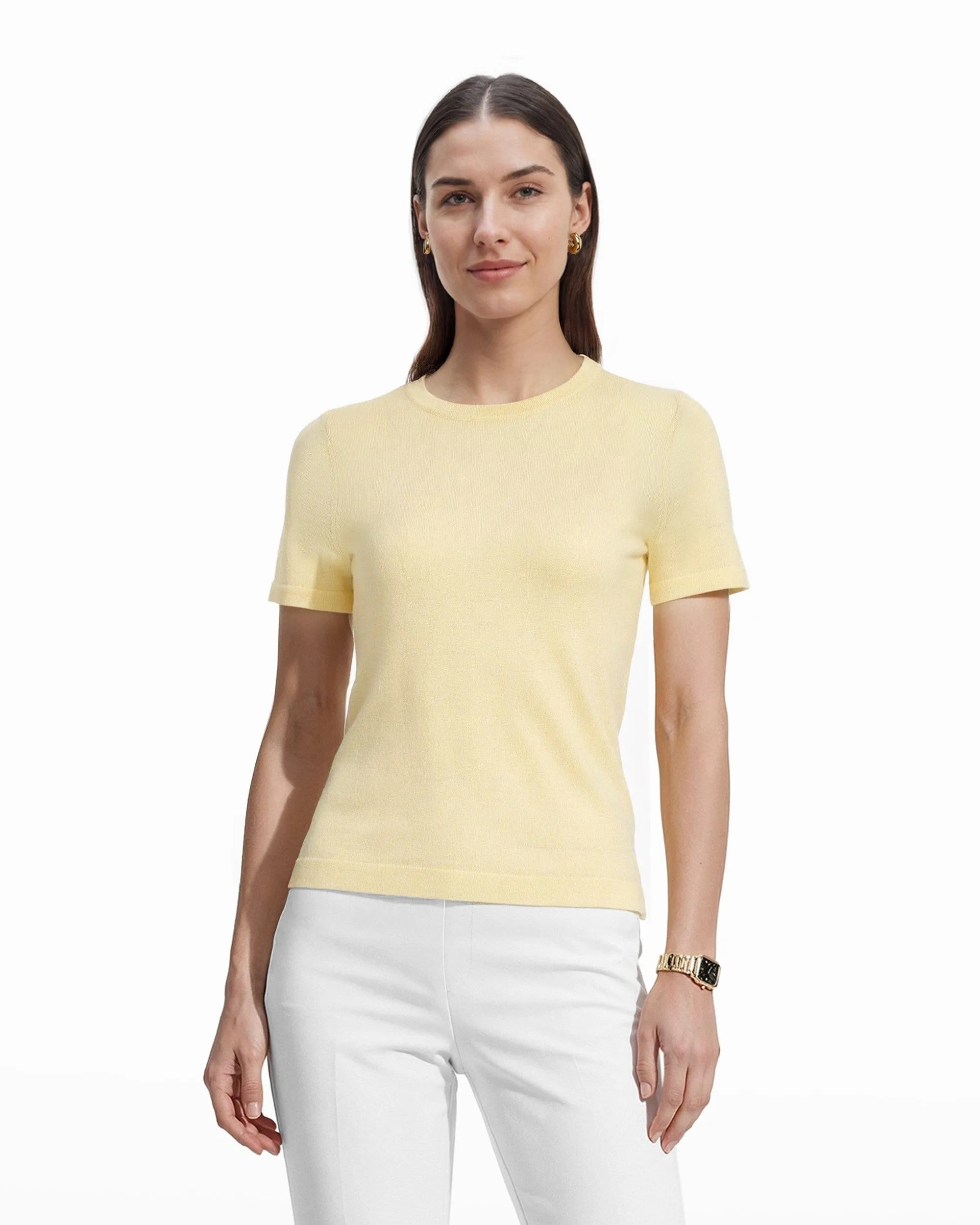 Crew Neck Luxe Washable Merino sold by Anne Klein