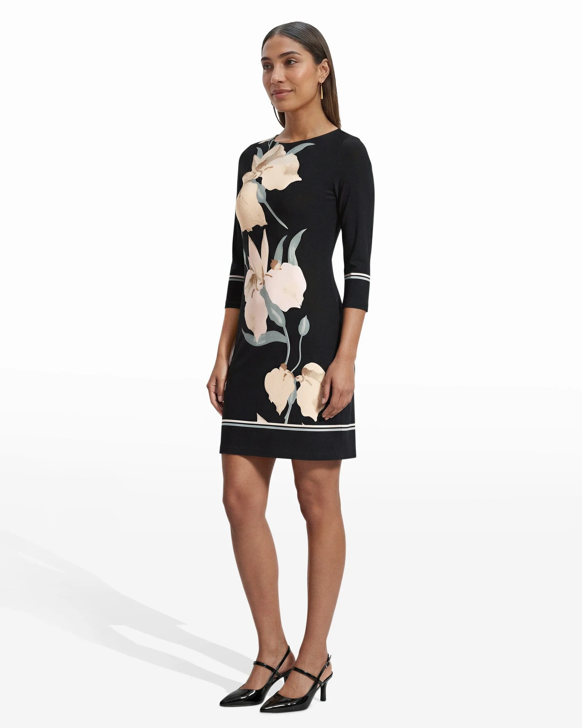 Boat Neck Dress T Shirt Dress sold by Anne Klein product image thumbnail 3