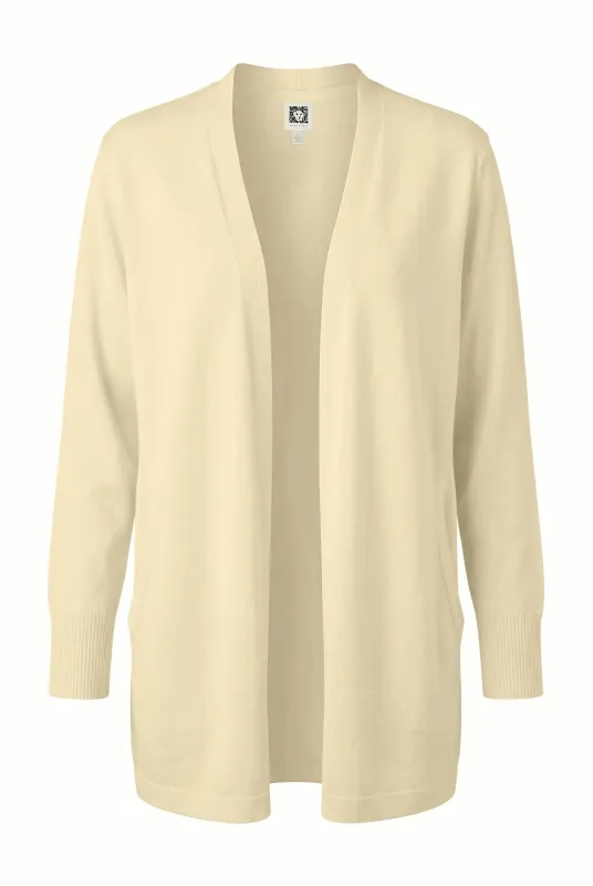 Plus Size Kissing Front Cardigan with Pockets sold by Anne Klein