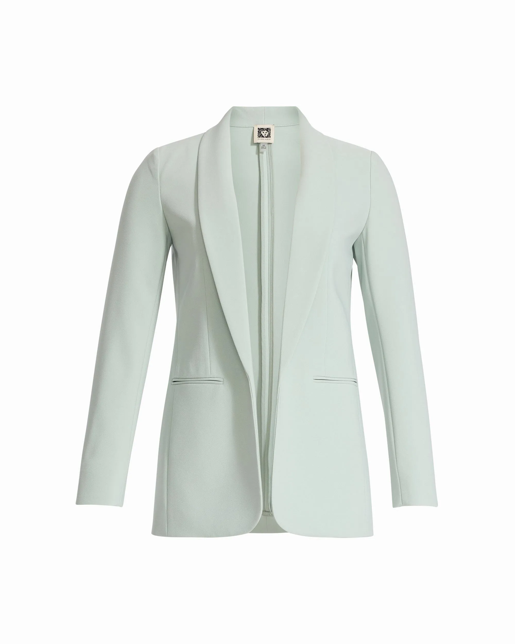 Shall Collar Open Front Abstract Jacket sold by Anne Klein