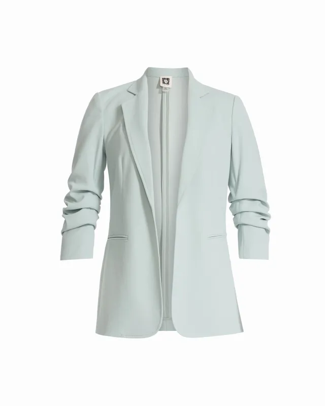 Scrunch Sleeve Open Front Jacket sold by Anne Klein