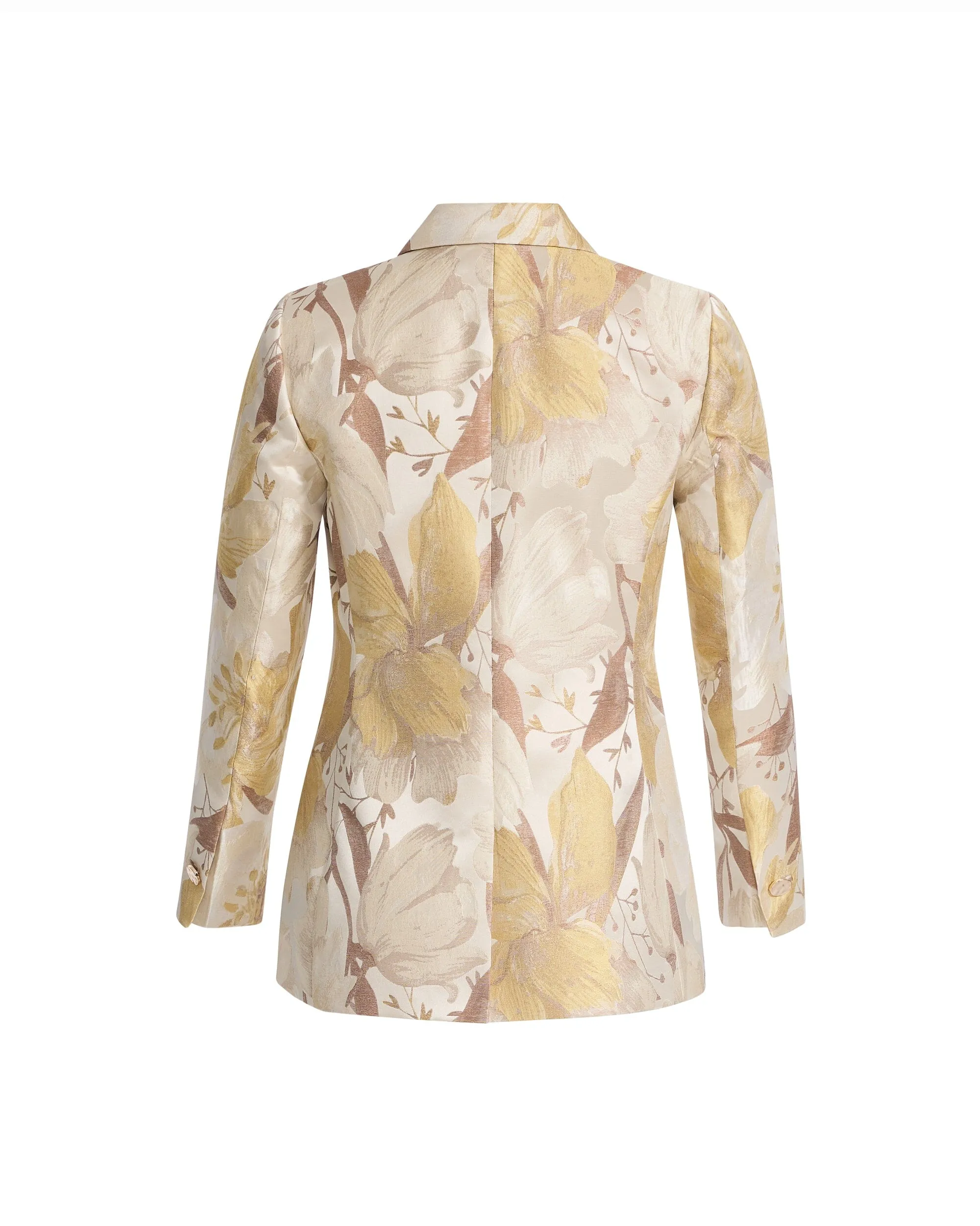 Peak Lapel Single Button Jacket With Flap Pockets sold by Anne Klein product image thumbnail 2