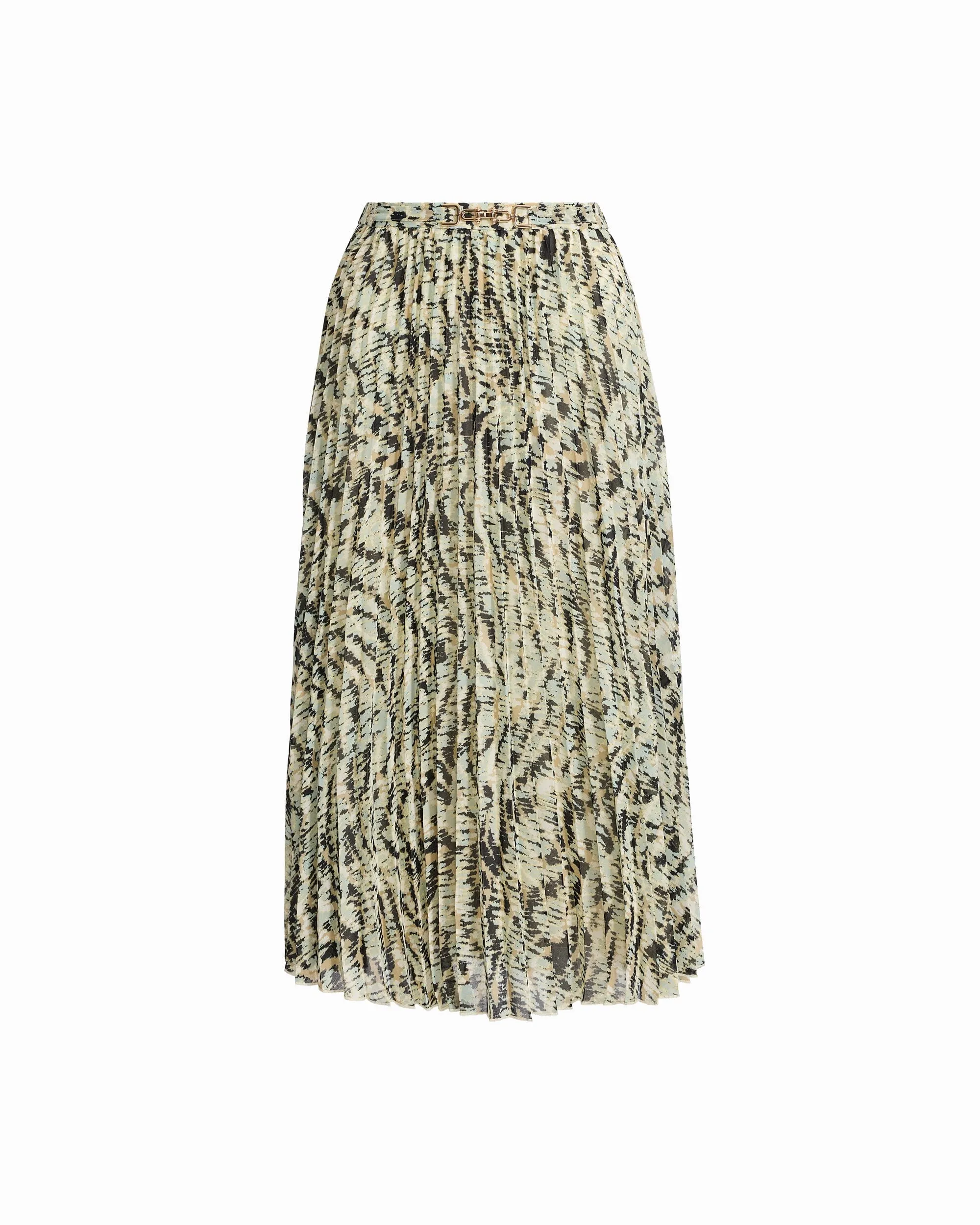 Plus Size Sequin Pleated Skirt With Flat Front Belt sold by Anne Klein