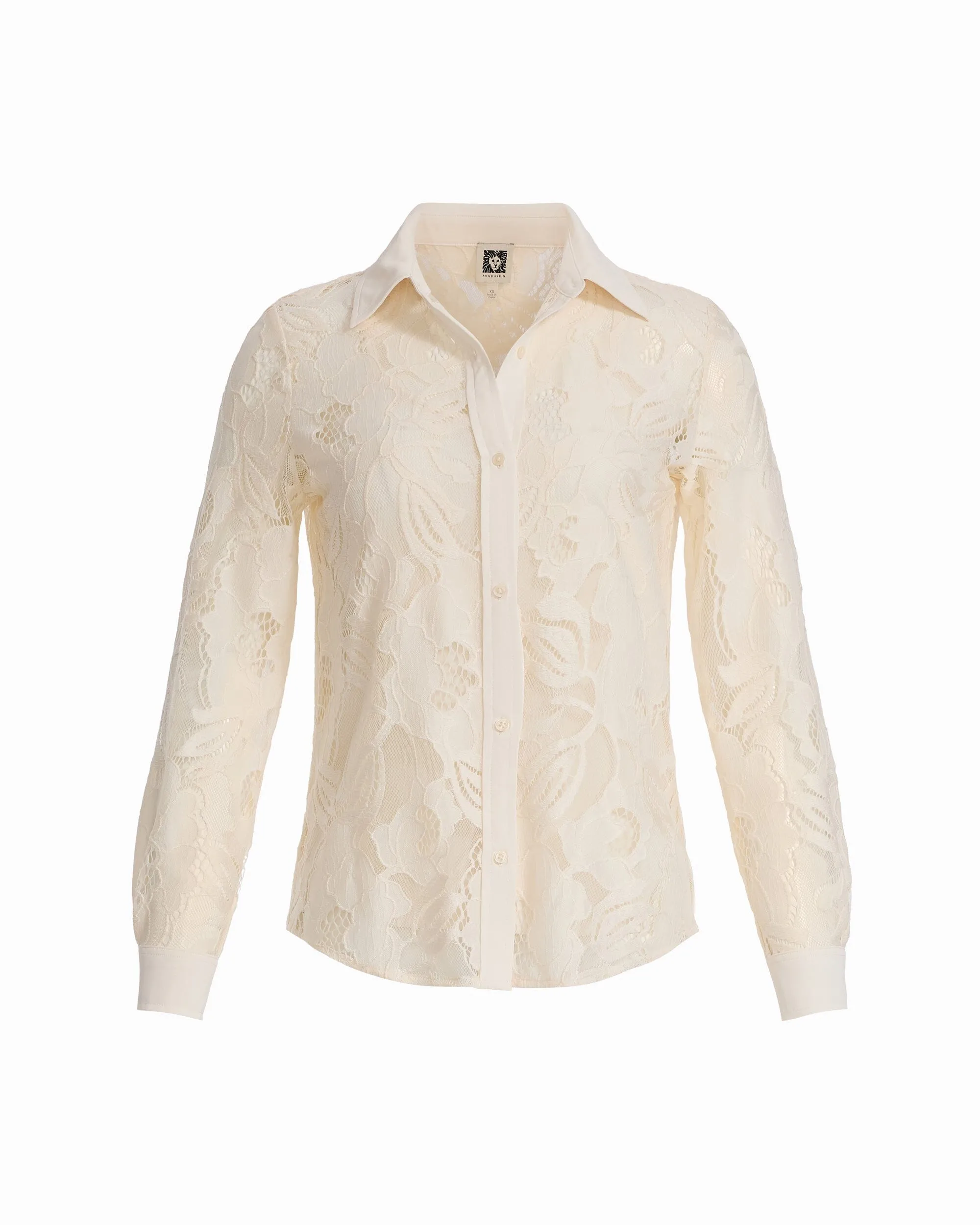 Long Sleeve Button Down Shirt sold by Anne Klein