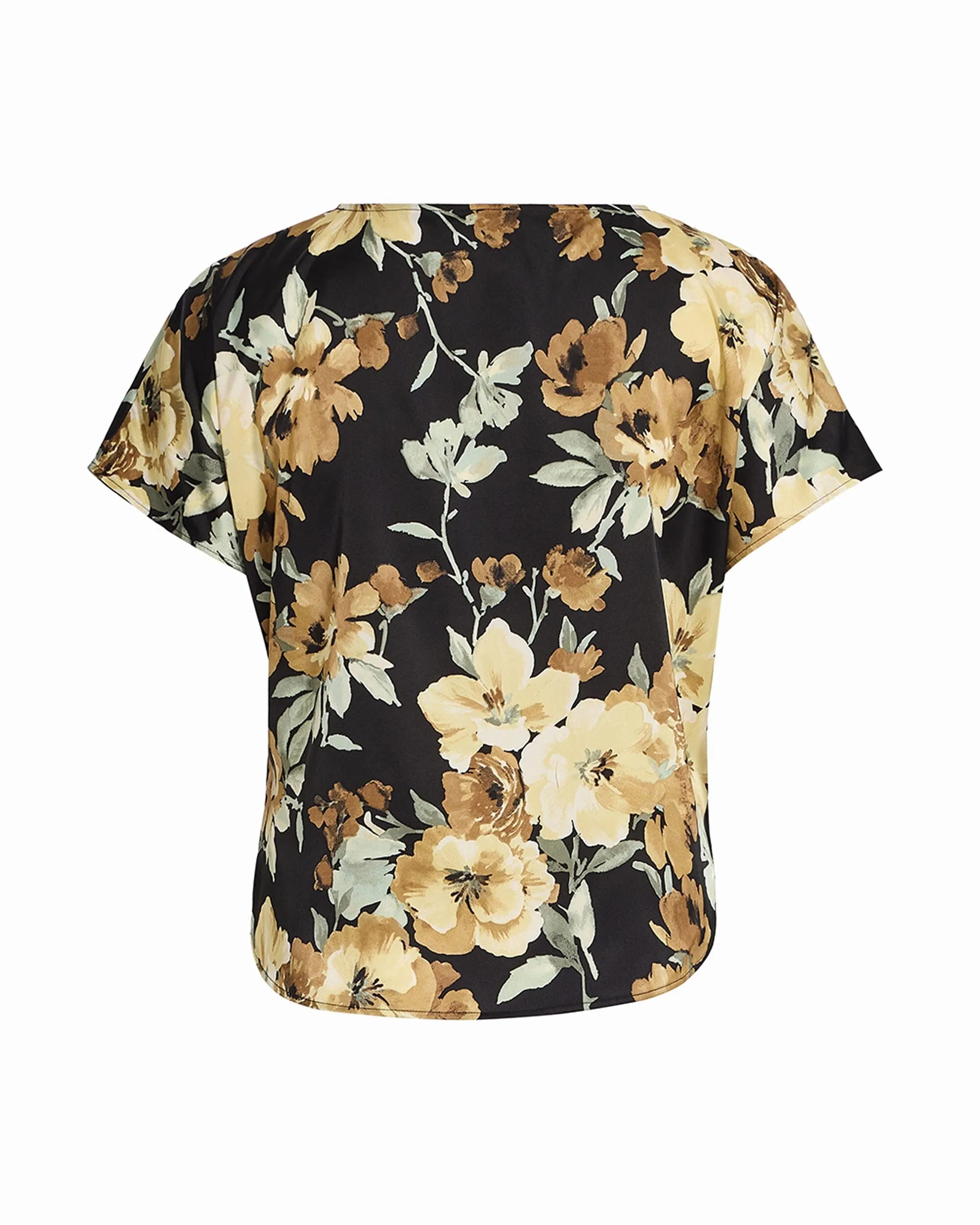 Plus Size Short Sleeve Bateau neckline Neck Blouse sold by Anne Klein product image thumbnail 2