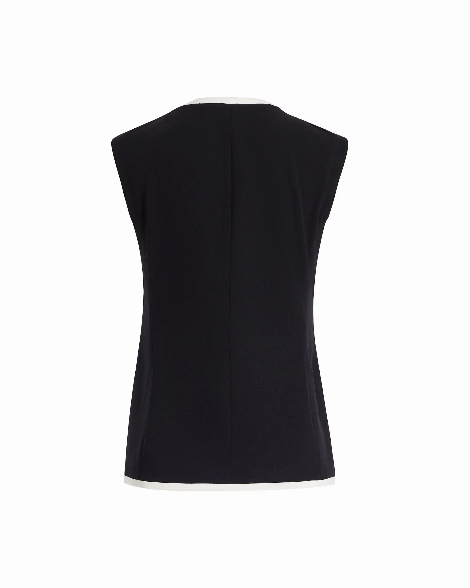 Color-Blocked Four Button Vest sold by Anne Klein product image thumbnail 2