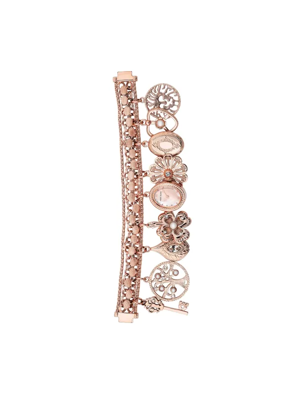 Charm Bracelet Watch with Legacy Design sold by Anne Klein