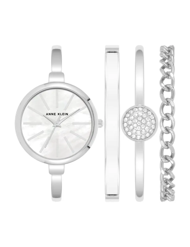 Sophisticated Watch and Bracelet Set sold by Anne Klein