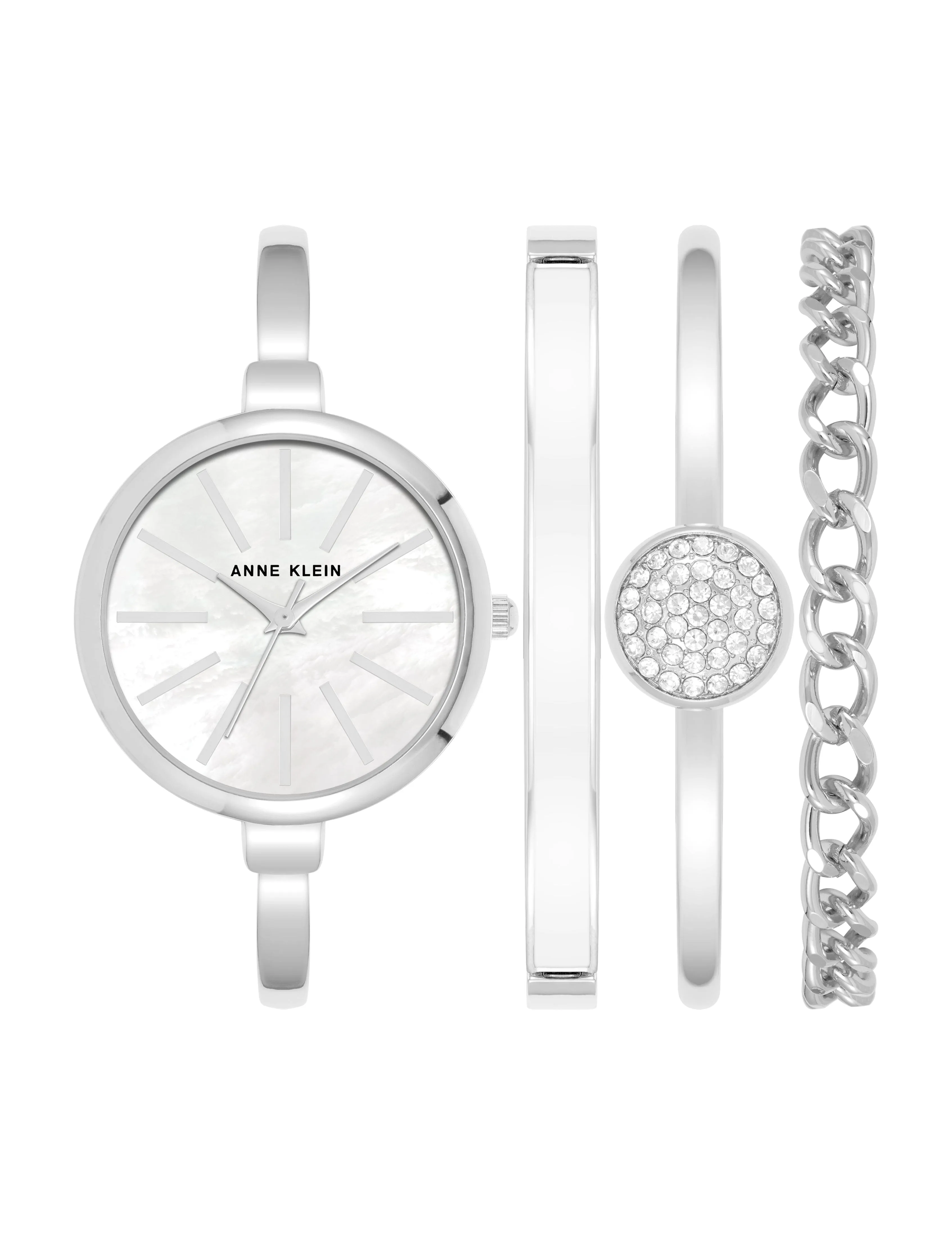 Sophisticated Watch and Bracelet Set sold by Anne Klein