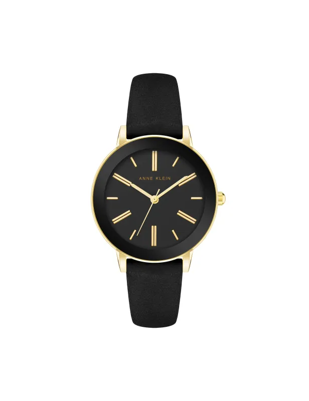 Minimalist Round Dial Strap Watch sold by Anne Klein