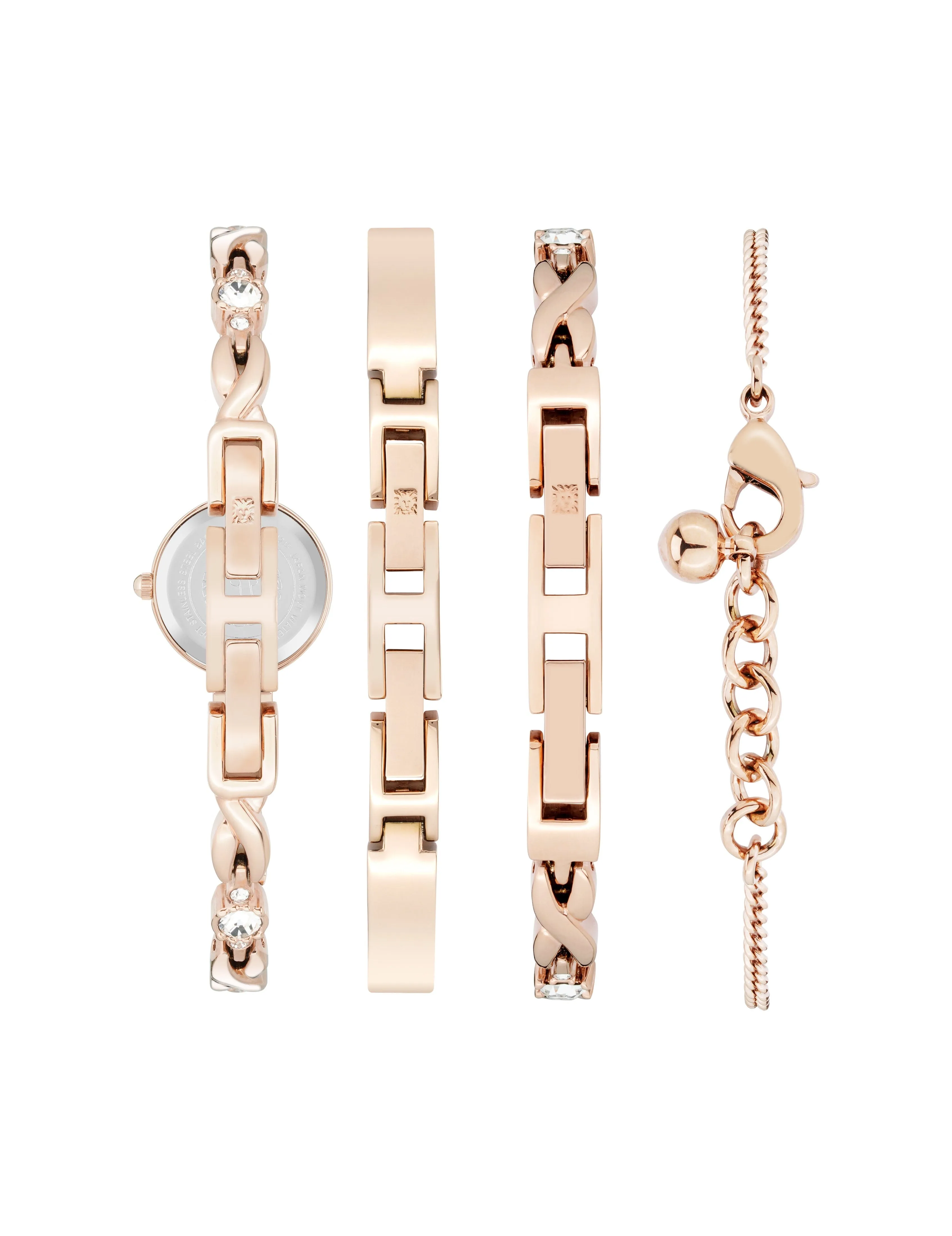 Crystal Accented Watch and Bracelet Set sold by Anne Klein product image thumbnail 2