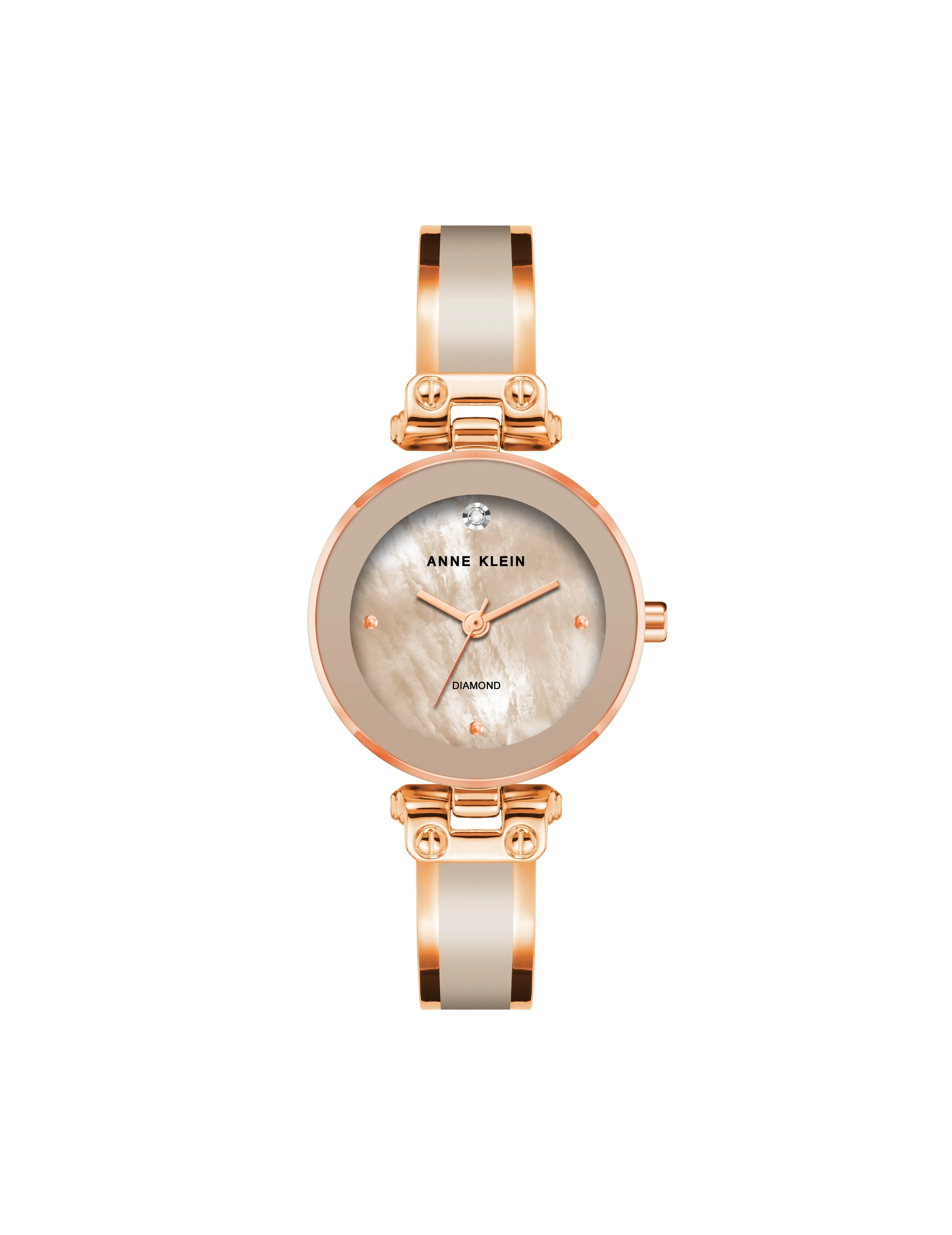 Diamond Accent Watch with Bangle Bracelet sold by Anne Klein